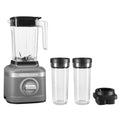 K150 3 Speed Ice Crushing Blender with 2 Personal Blender Jars, Charcoal Grey, KSB1332