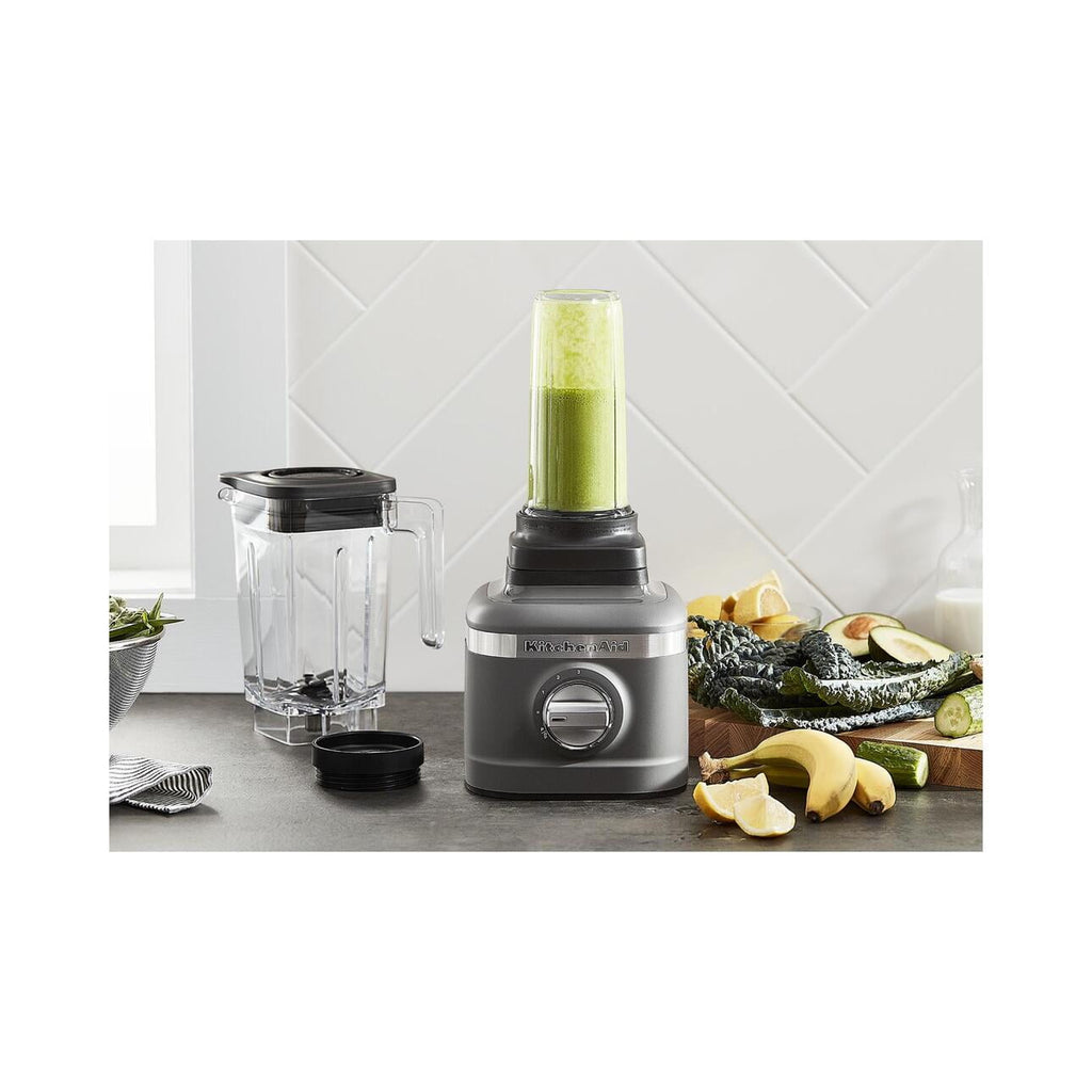 K150 3 Speed Ice Crushing Blender with 2 Personal Blender Jars, Charcoal Grey, KSB1332