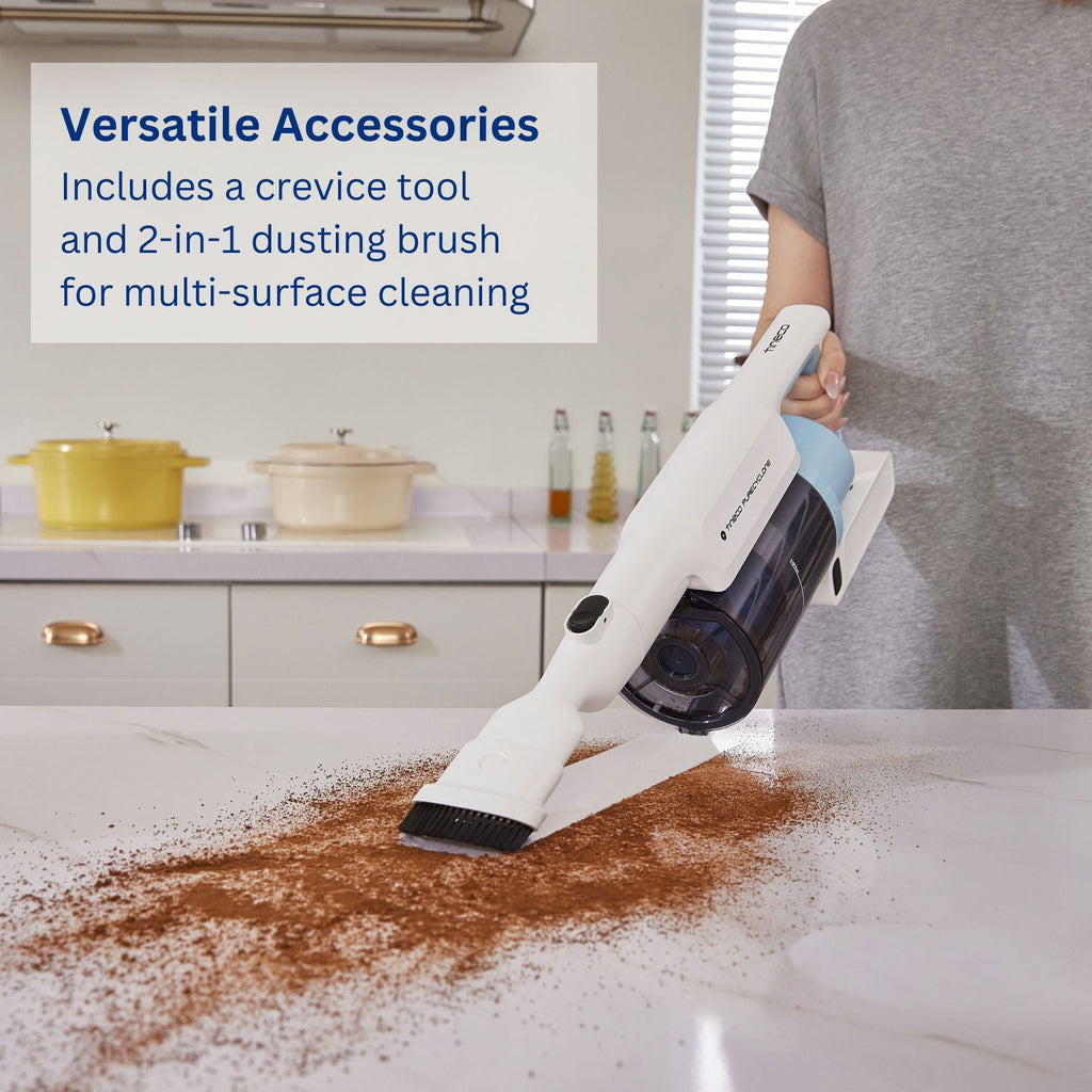 Tineco GO Cordless Stick Vacuum, 40 min Run Time - Powder Blue (GO203)