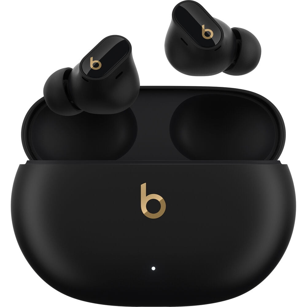 Studio Buds+ Noise Canceling True Wireless In-Ear Headphones (Black and Gold) Bundle with Accessories