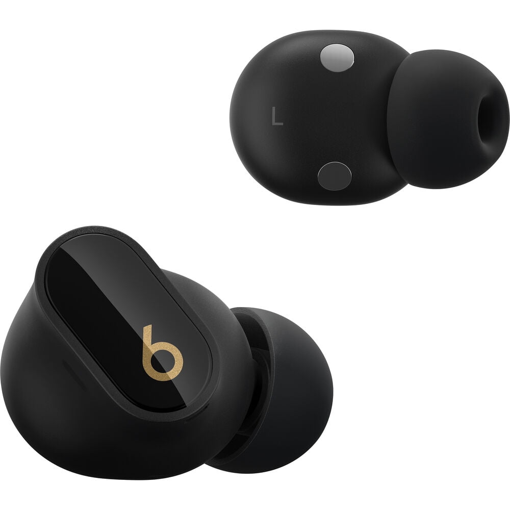 Studio Buds+ Noise Canceling True Wireless In-Ear Headphones (Black and Gold) Bundle with Accessories