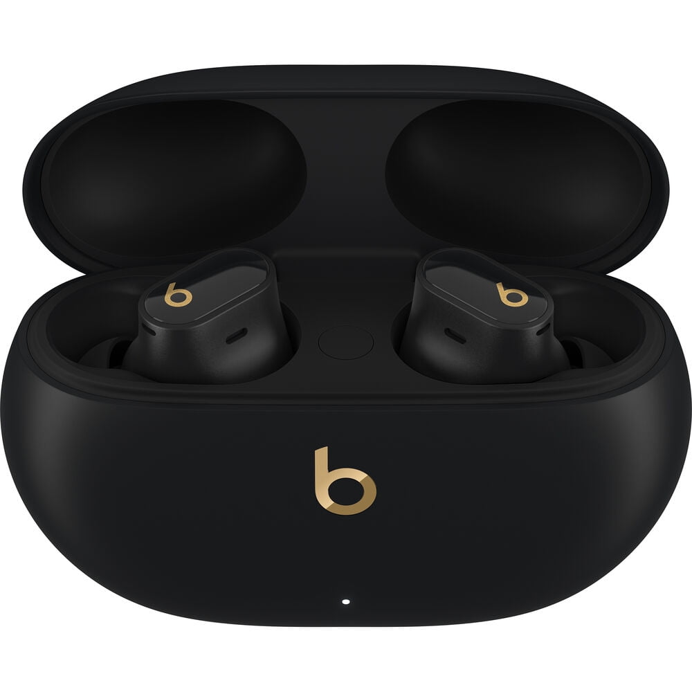 Studio Buds+ Noise Canceling True Wireless In-Ear Headphones (Black and Gold) Bundle with Accessories