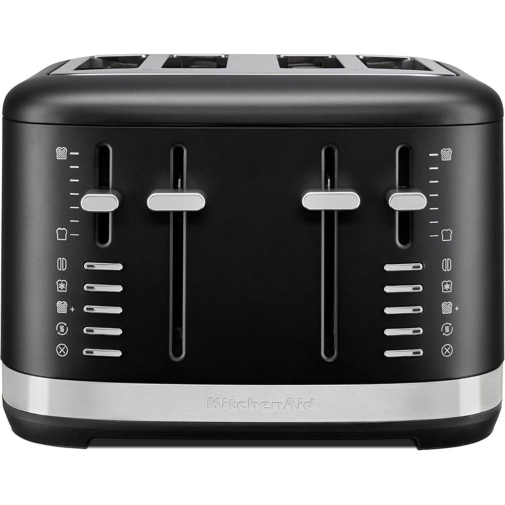 4 Slice Metal Toaster | Matte Black
