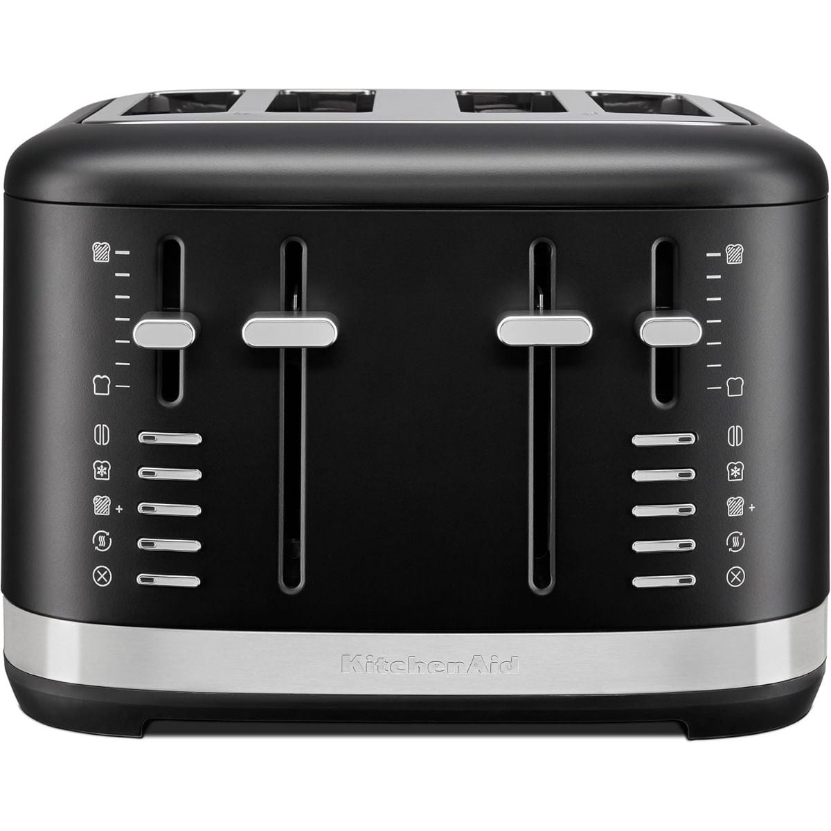 4 Slice Metal Toaster | Matte Black