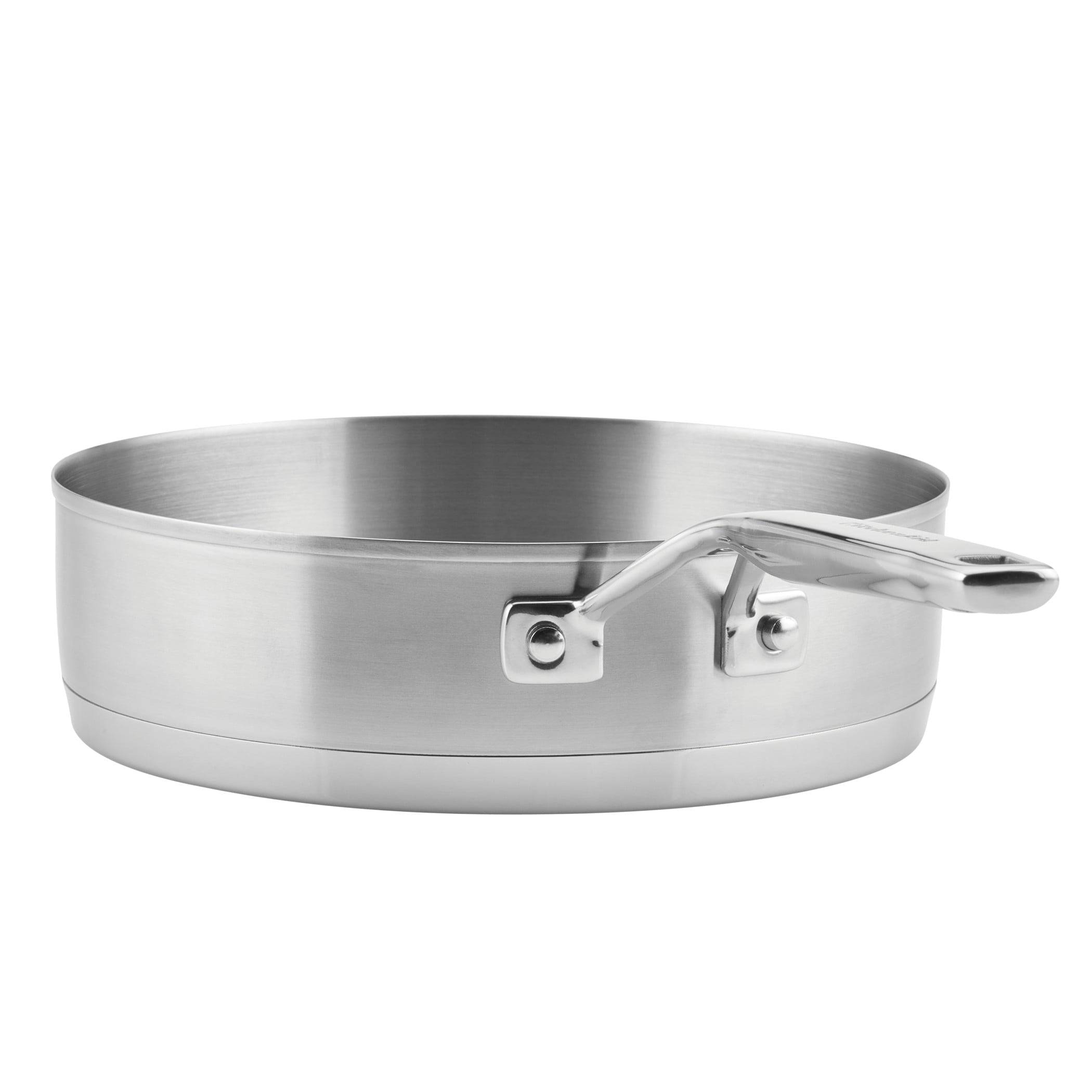 3-Ply Base 11 Pcs Stainless Steel Cookware Induction Pots and Pans Set, Metal Utensil and Dishwasher Safe and Oven Safe to 500°F, Brushed Stainless Steel