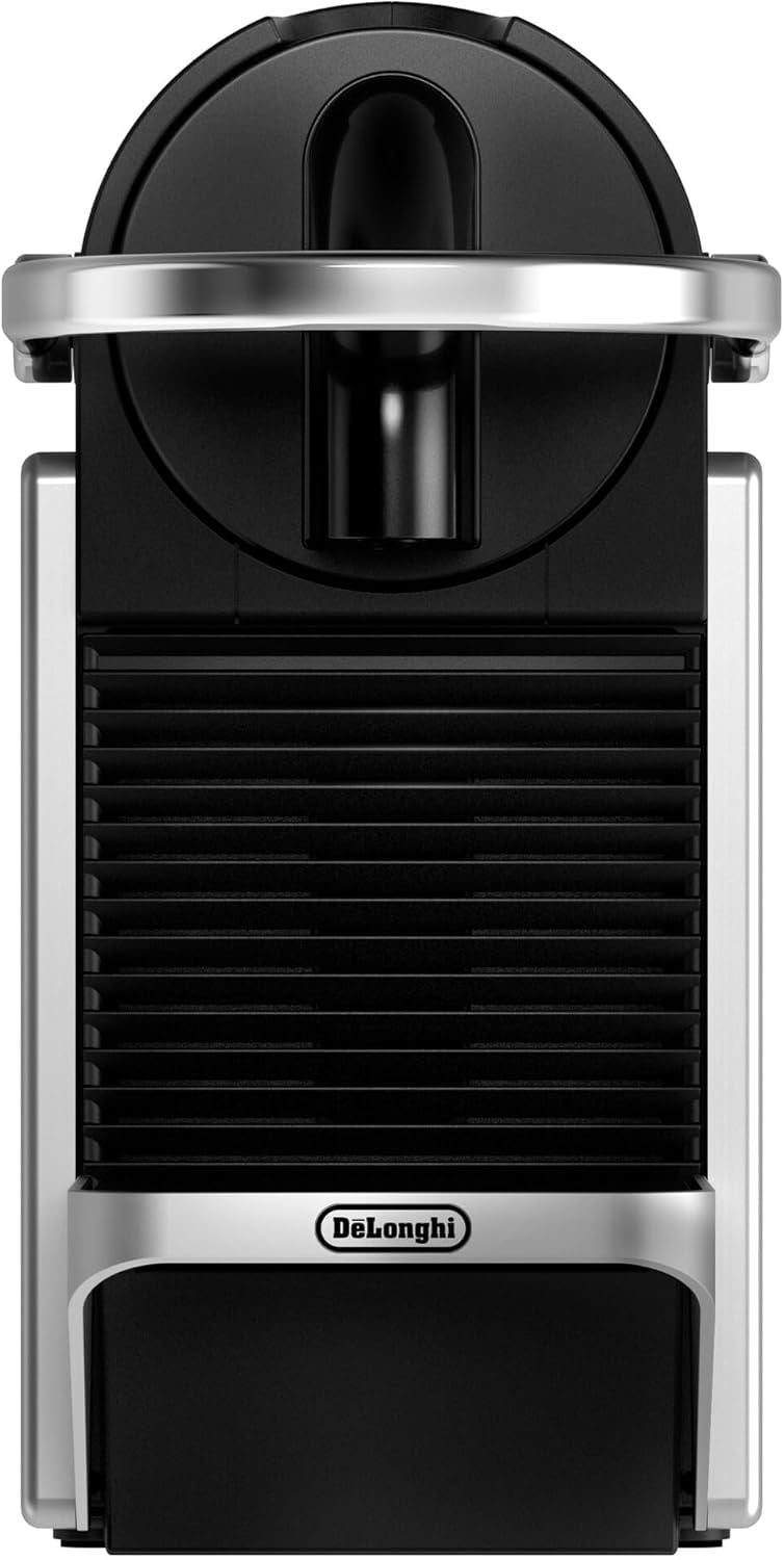 Pixie EN127.S, Fully Automatic Coffee Machine, One-Button Coffee Machine with Multi-Function, Welcome Set Included, Compact Design, 19 Bar Pressure, 1260W, Silver