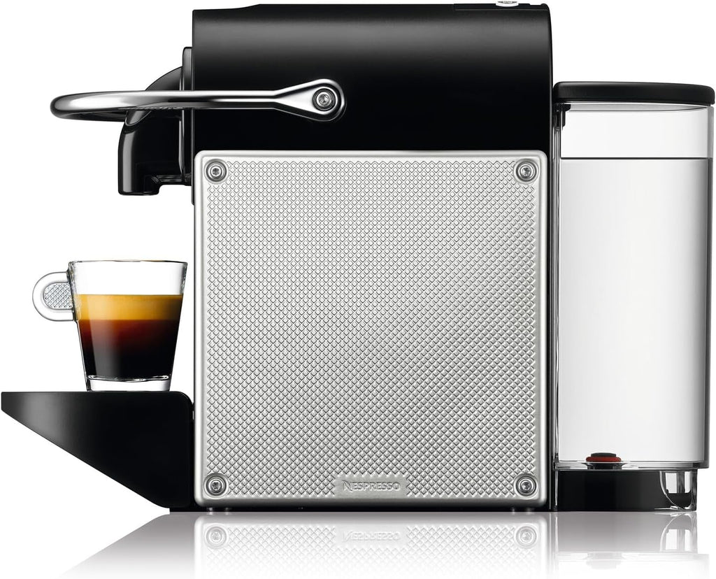 Pixie EN127.S, Fully Automatic Coffee Machine, One-Button Coffee Machine with Multi-Function, Welcome Set Included, Compact Design, 19 Bar Pressure, 1260W, Silver