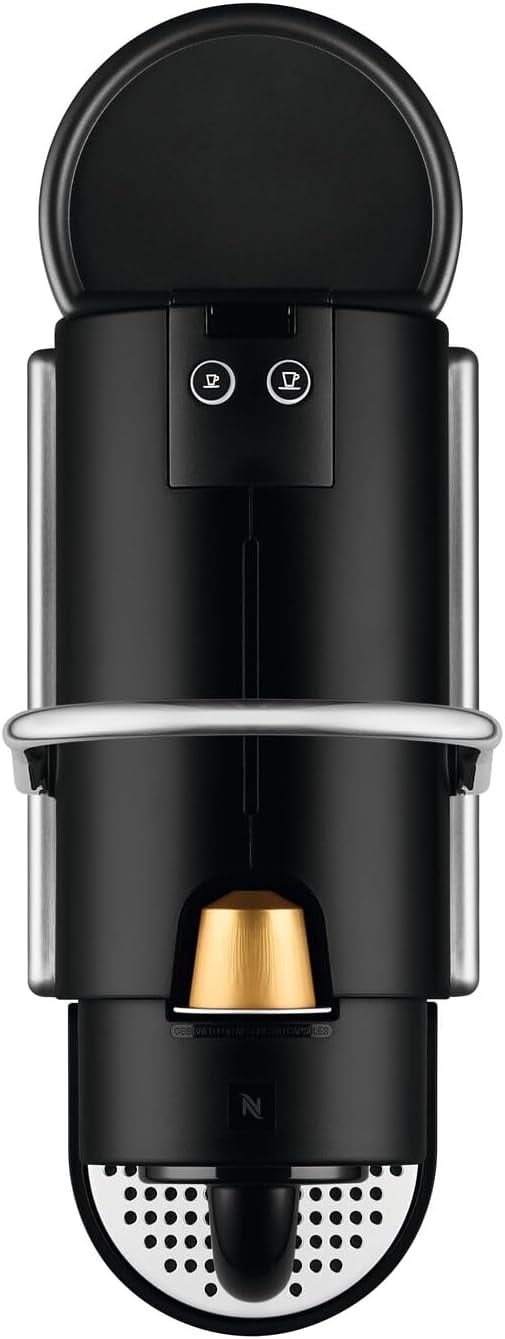 Pixie EN127.S, Fully Automatic Coffee Machine, One-Button Coffee Machine with Multi-Function, Welcome Set Included, Compact Design, 19 Bar Pressure, 1260W, Silver