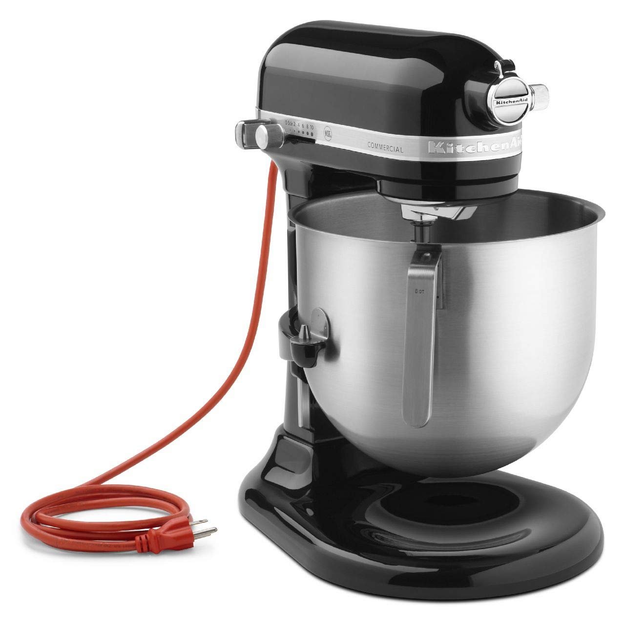 Commercial Series 8 qt Stand Mixer, Onyx Black