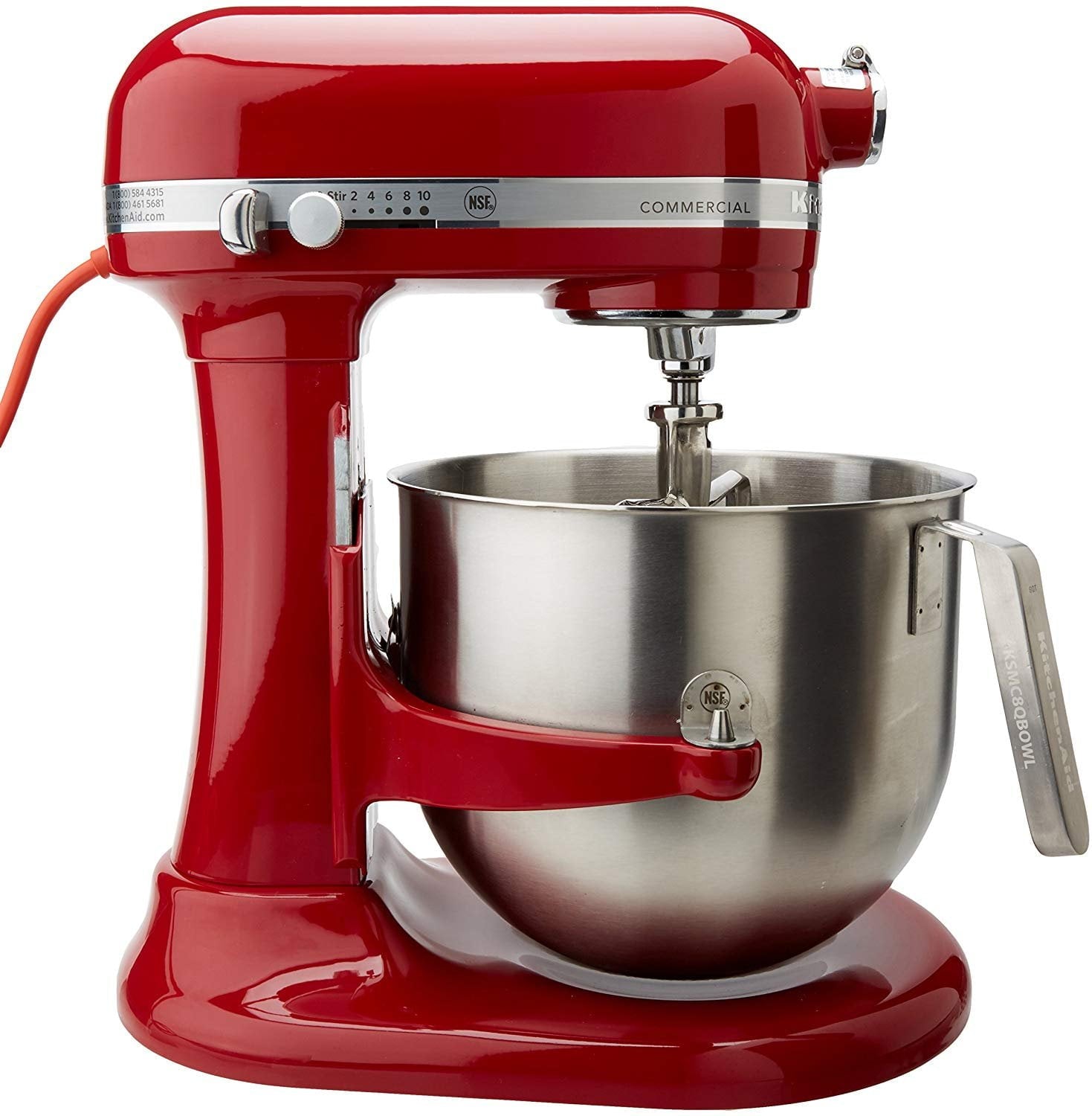 Commercial Series 8 qt Stand Mixer, Onyx Black
