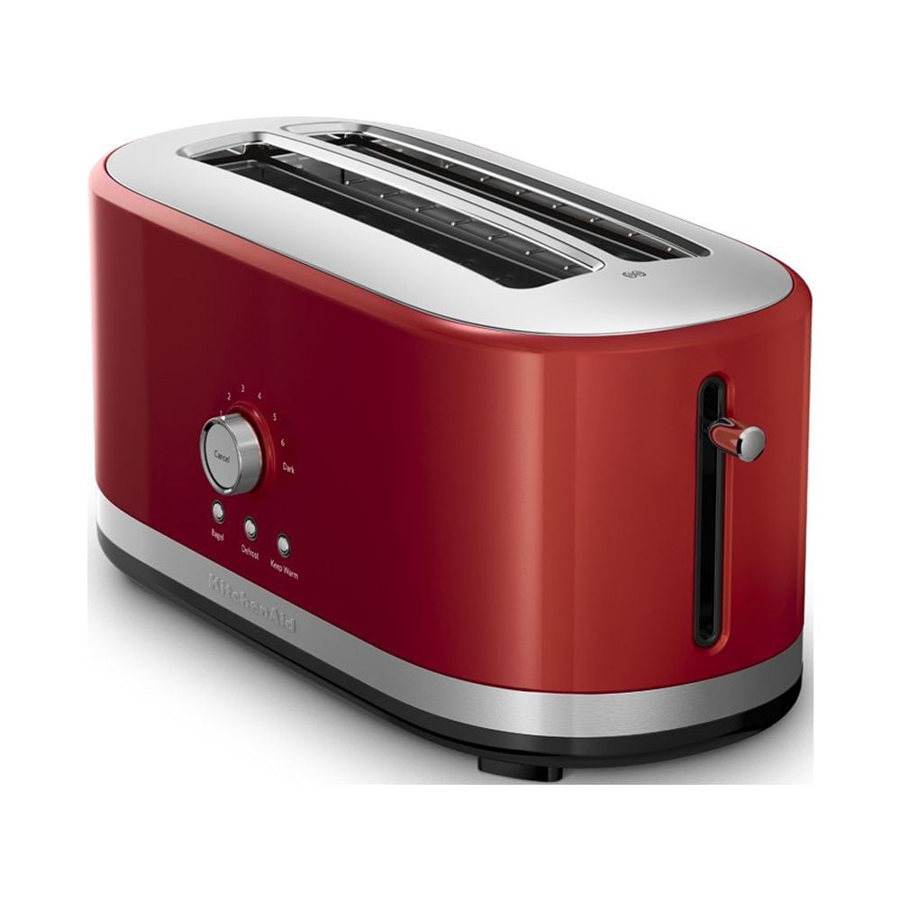 4-Slice Toaster, Empire Red with High Lift Lever, 7 Shade Settings