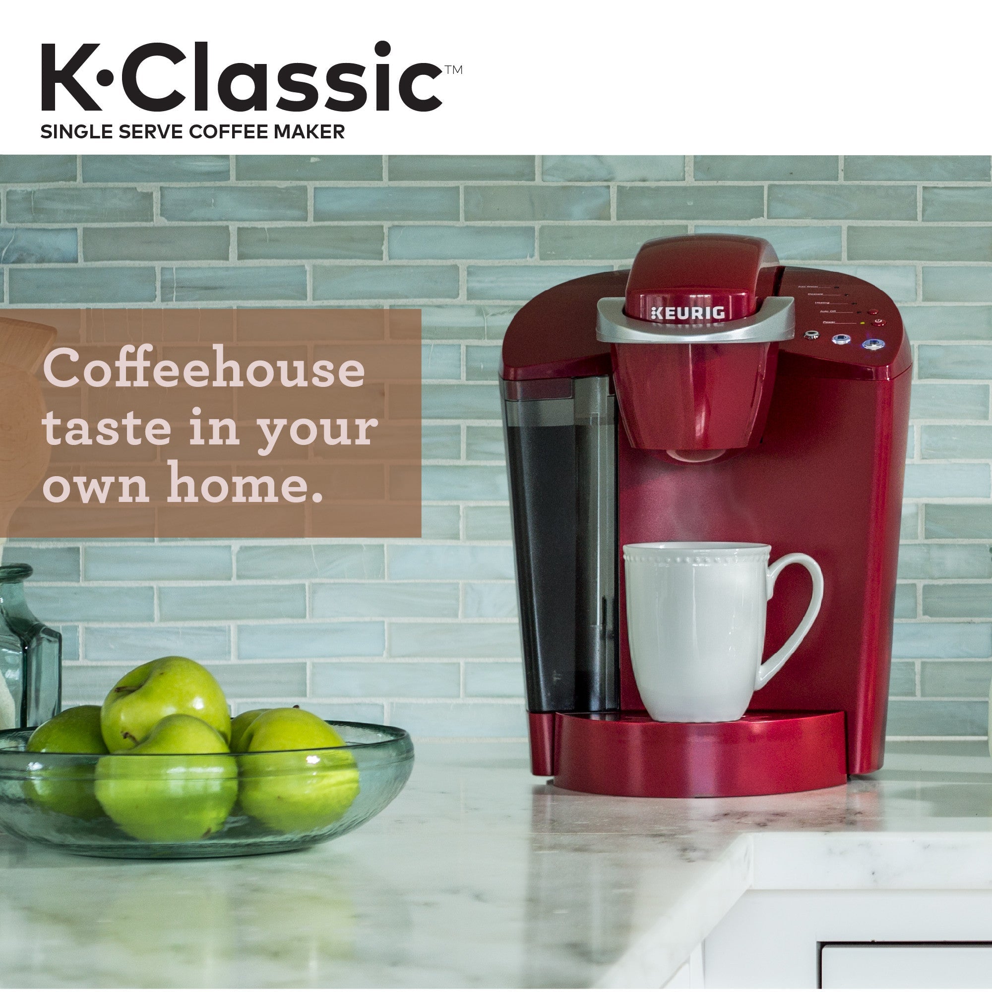 K-Classic Single Serve K-Cup Pod Coffee Maker, Black