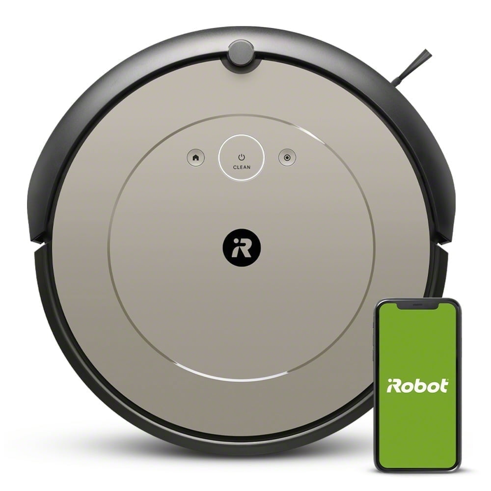 Roomba i1 Robot Vacuum, Wi-Fi Connected Mapping, 3-Stage Cleaning System, Cleans in Neat Rows, Ideal for Pet Hair, Carpets and Hard Floors, Model i115220