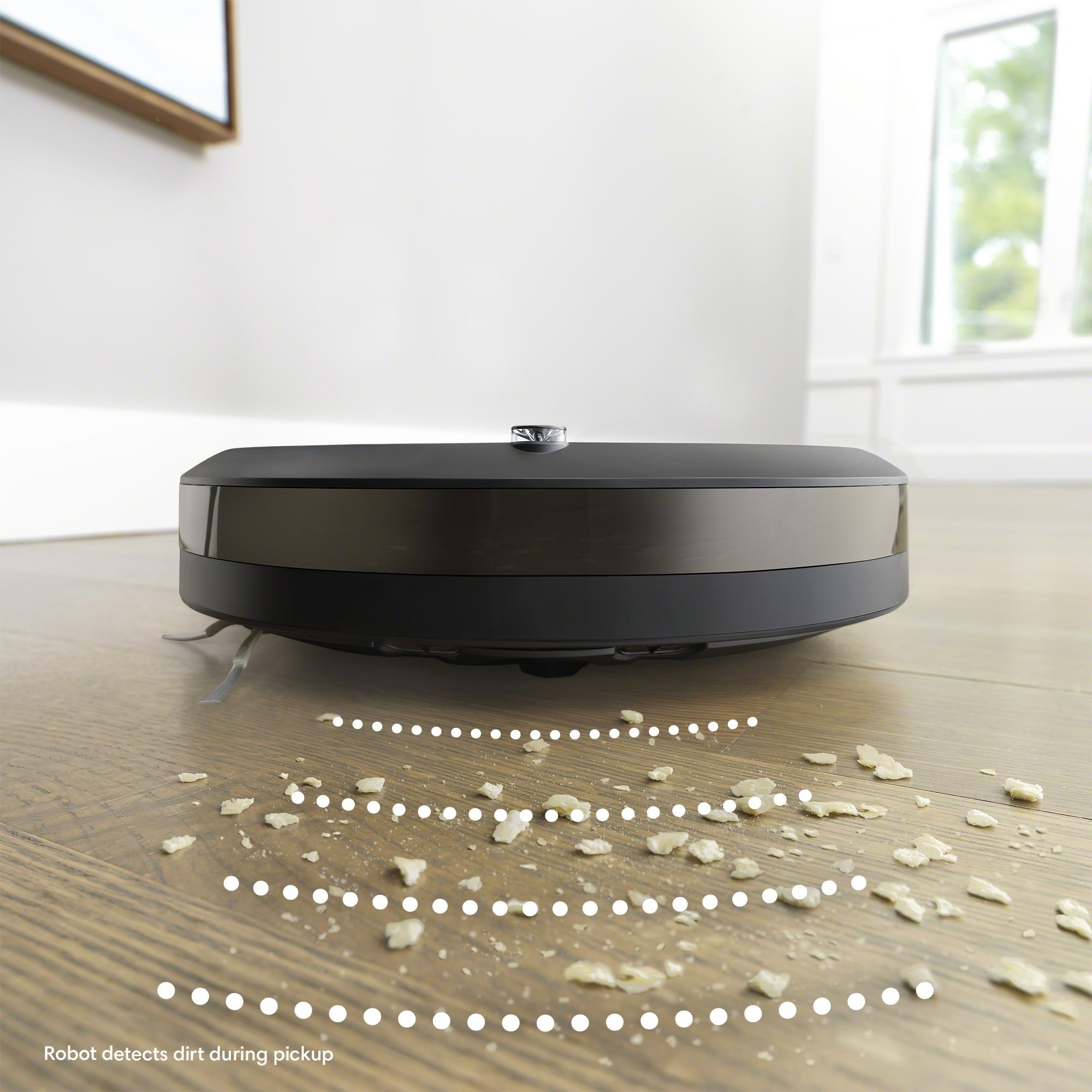 Roomba i1 Robot Vacuum, Wi-Fi Connected Mapping, 3-Stage Cleaning System, Cleans in Neat Rows, Ideal for Pet Hair, Carpets and Hard Floors, Model i115220