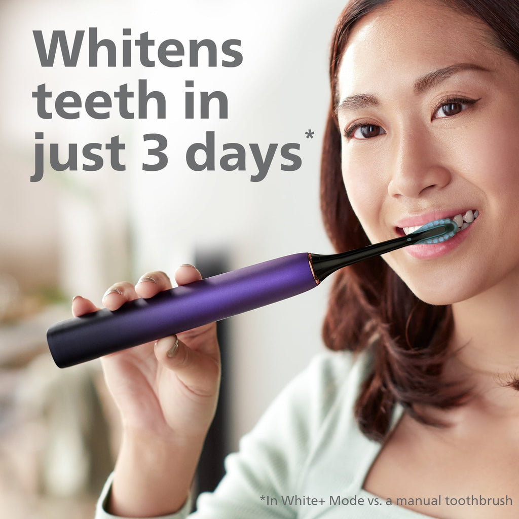 9000 Special Edition Rechargeable Toothbrush, Black/Purple HX9911/91