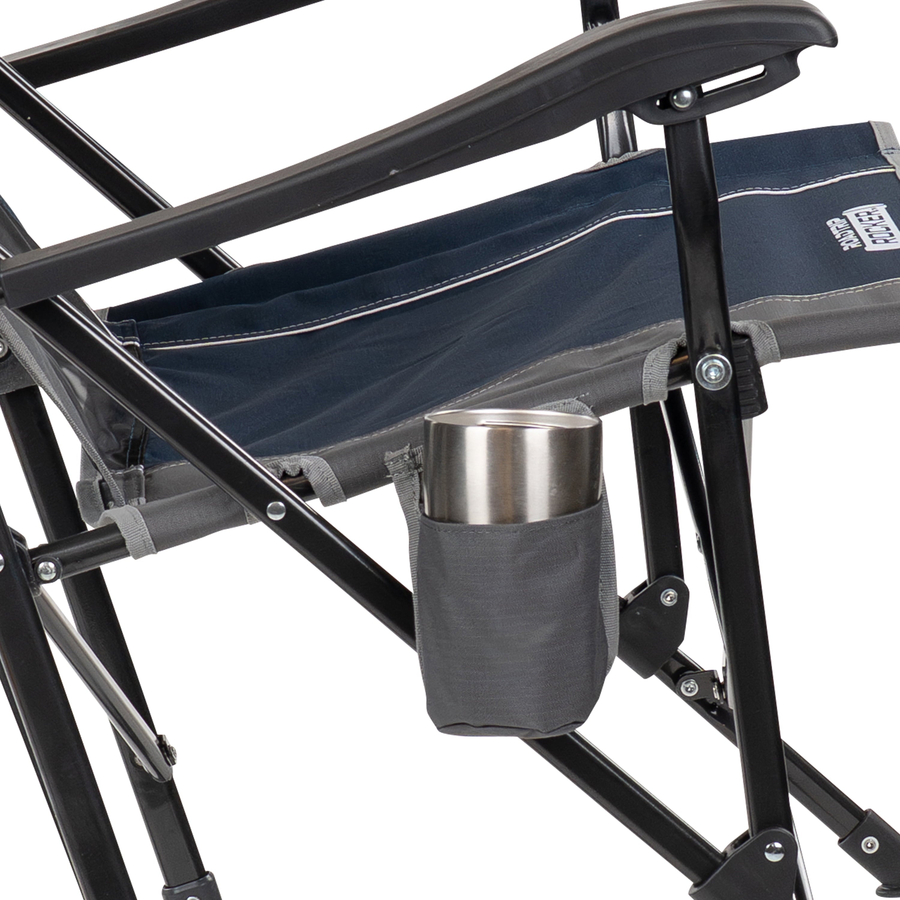 RoadTrip Rocker Foldable Rocking Camp Chair, Indigo