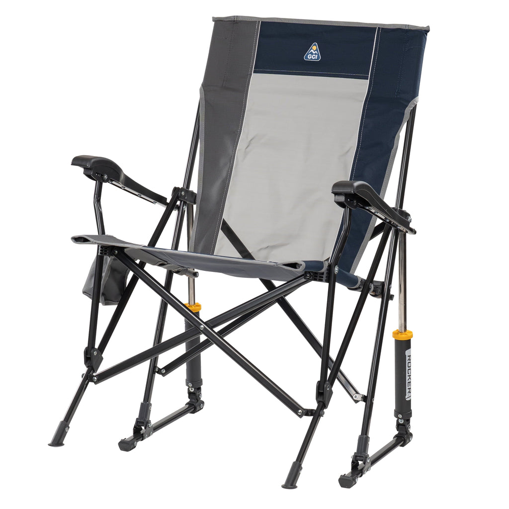 RoadTrip Rocker Foldable Rocking Camp Chair, Indigo