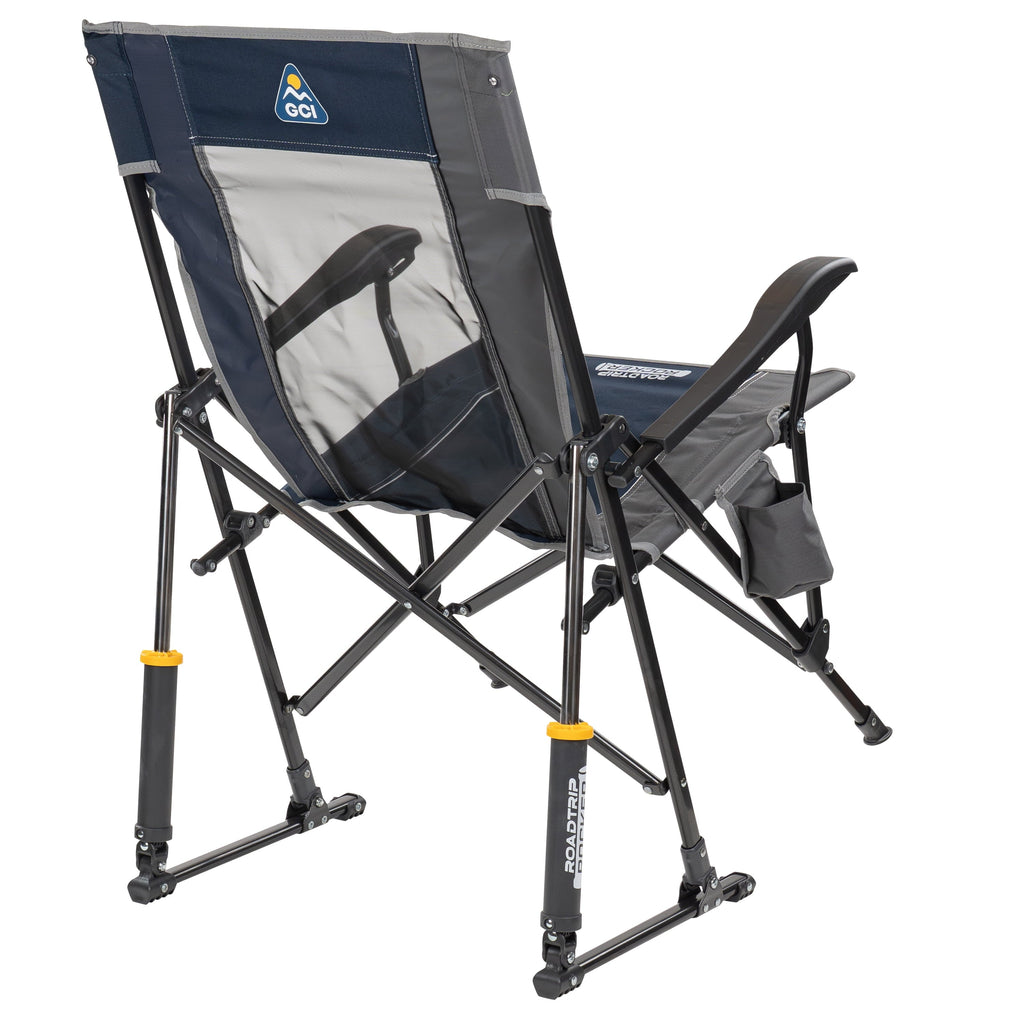 RoadTrip Rocker Foldable Rocking Camp Chair, Indigo