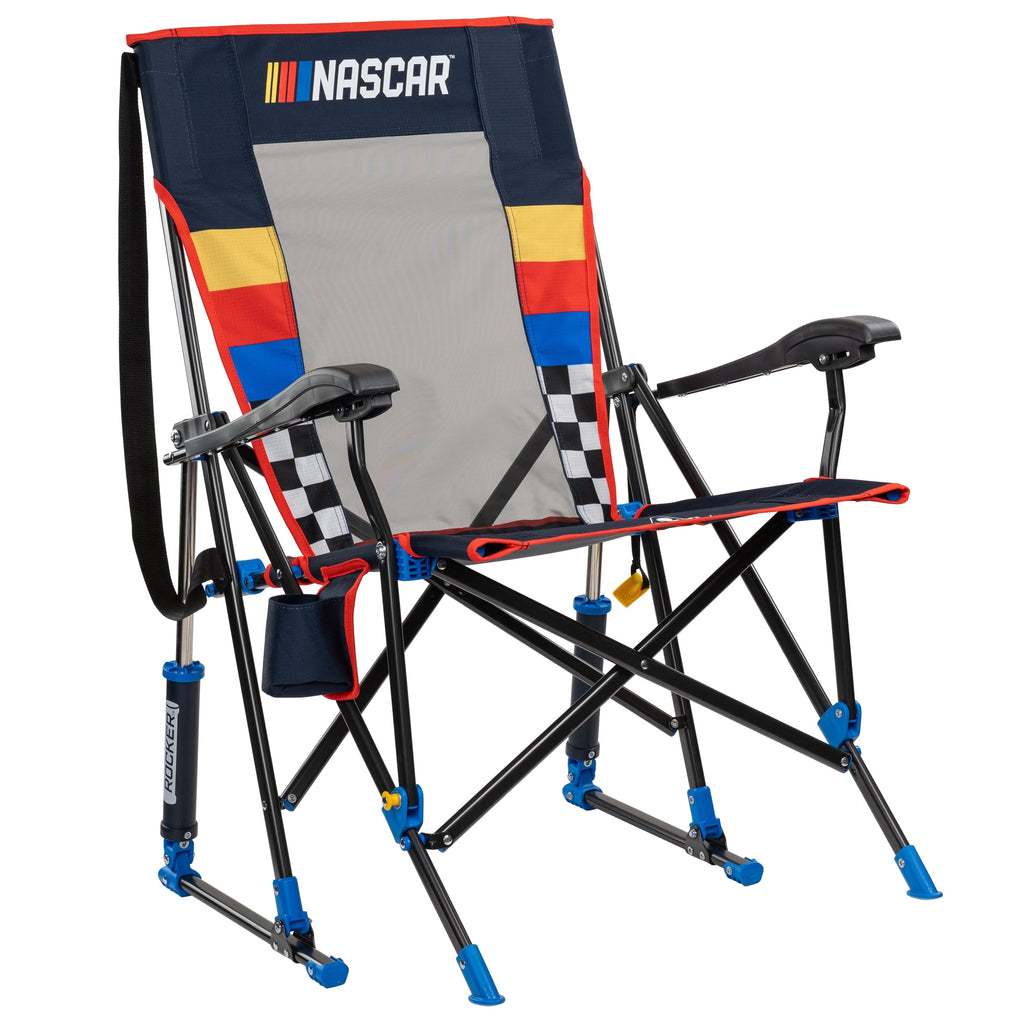 RoadTrip Rocker Foldable Rocking Camp Chair, Indigo