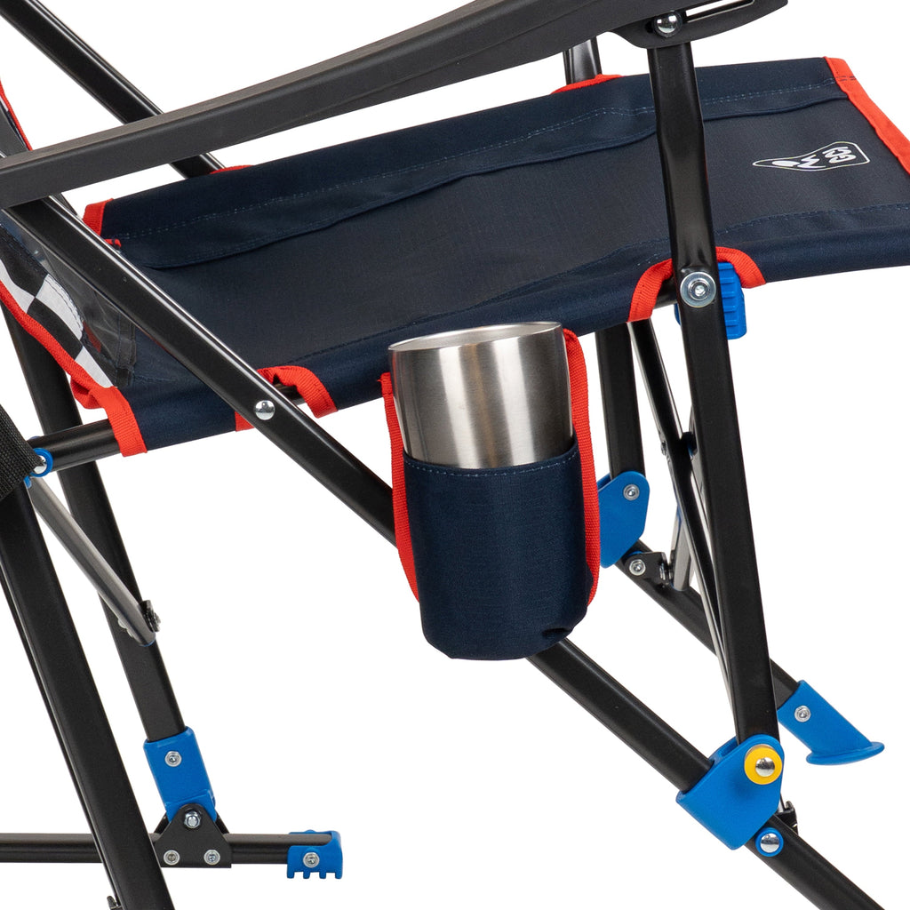 RoadTrip Rocker Foldable Rocking Camp Chair, Indigo