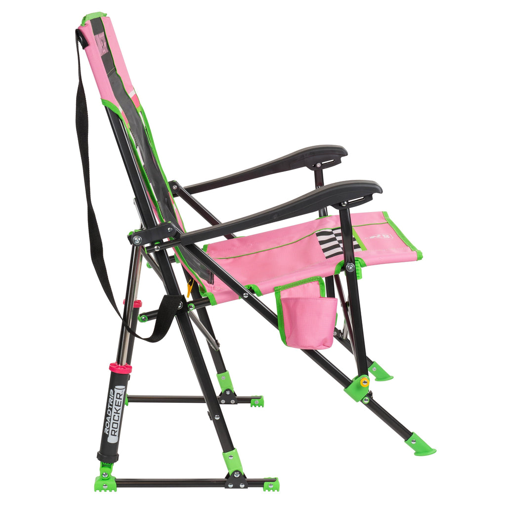 RoadTrip Rocker Foldable Rocking Camp Chair, Indigo