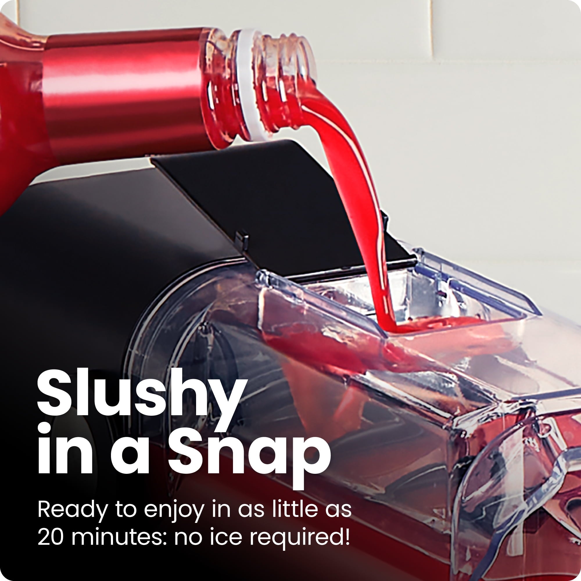 Slush-Ease 68 oz. Slushy Maker with Customizable Thickness - Black