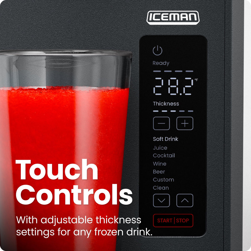 Slush-Ease 68 oz. Slushy Maker with Customizable Thickness - Black