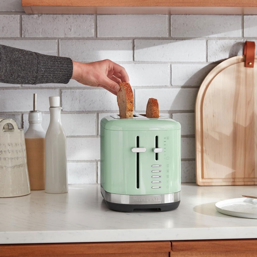 2 Slice Metal Toaster | Pistachio