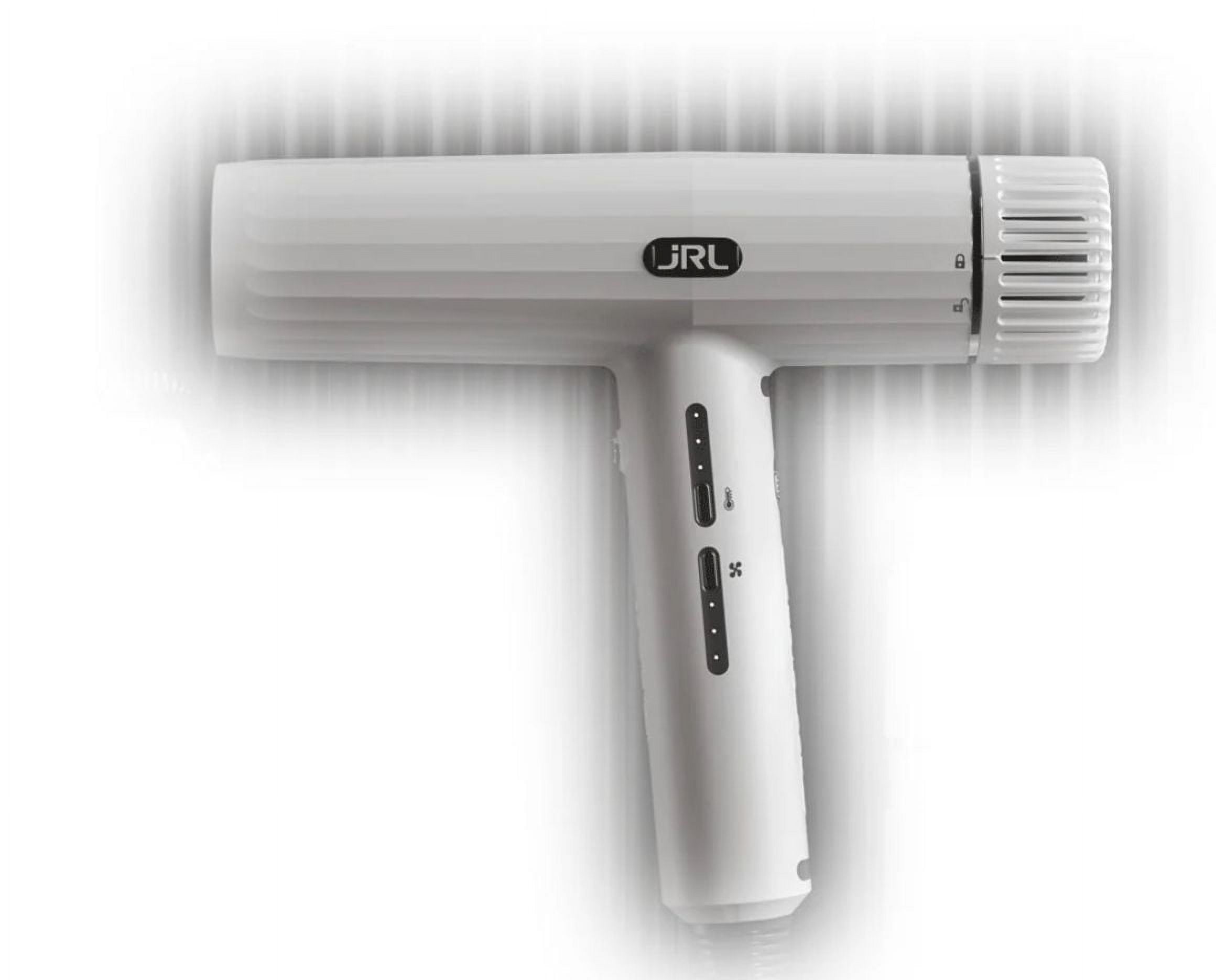 Forte Pro Dryer - Professional Hair Blow Dryer with Diffuser w/Ionic Generator to Help Reduce Drying Time, Frizz and Static - Fast Hair Dryer w/ 3 Temperature Settings and Speed Settings (white)