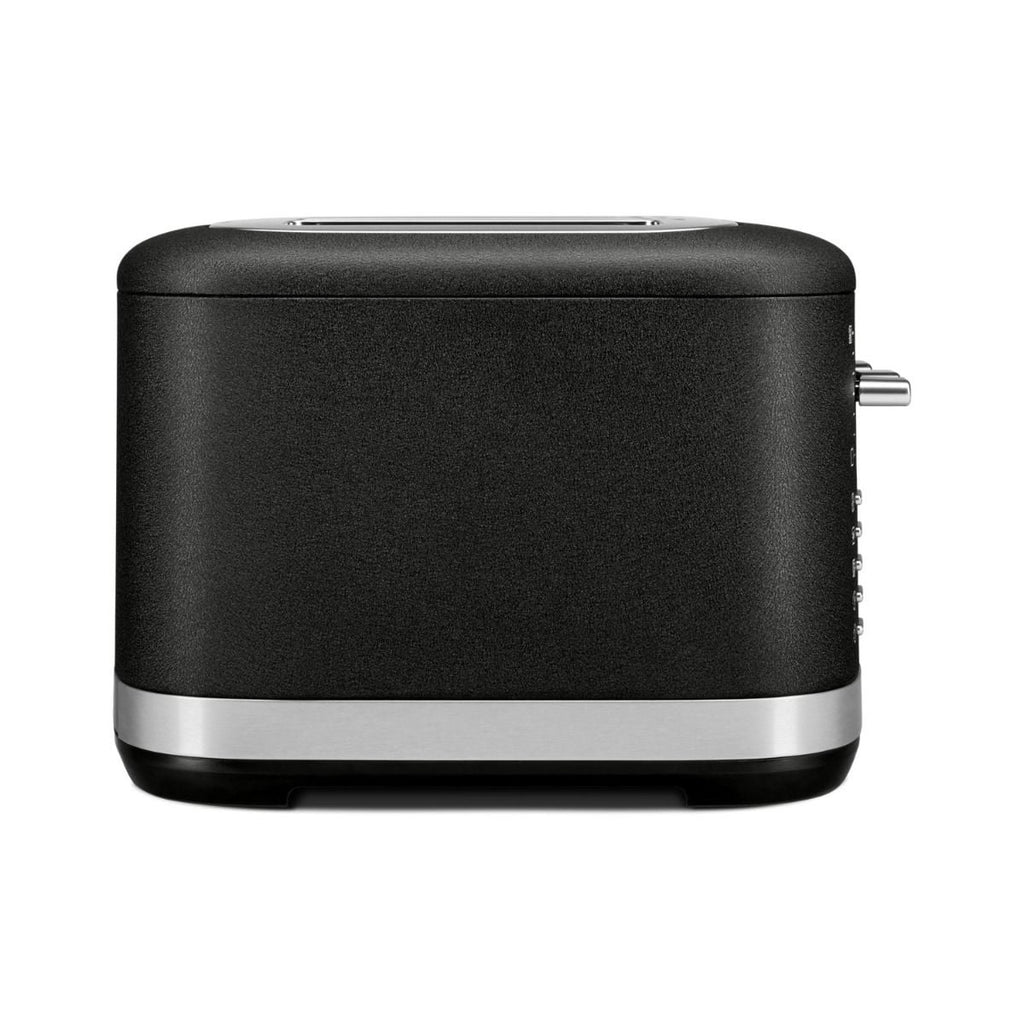 4 Slice Metal Toaster | Cast Iron Black
