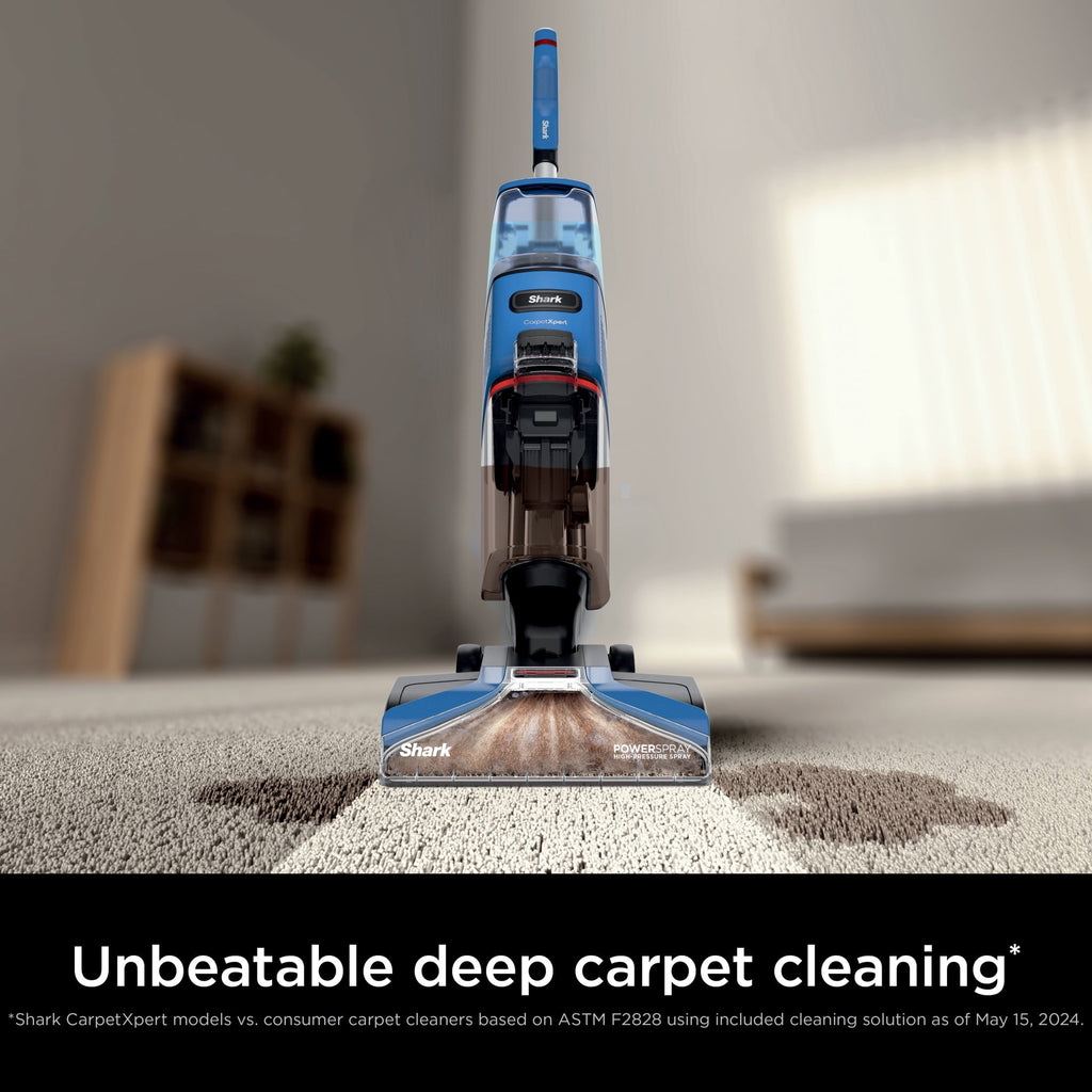 CarpetXpert Upright Carpet &amp; Area Rug Cleaner, Pet Friendly, Lightweight &amp; Powerful, Dirt &amp; Odor Removal, Carpet Shampooer, Cleaning Solution, EX120 Blue
