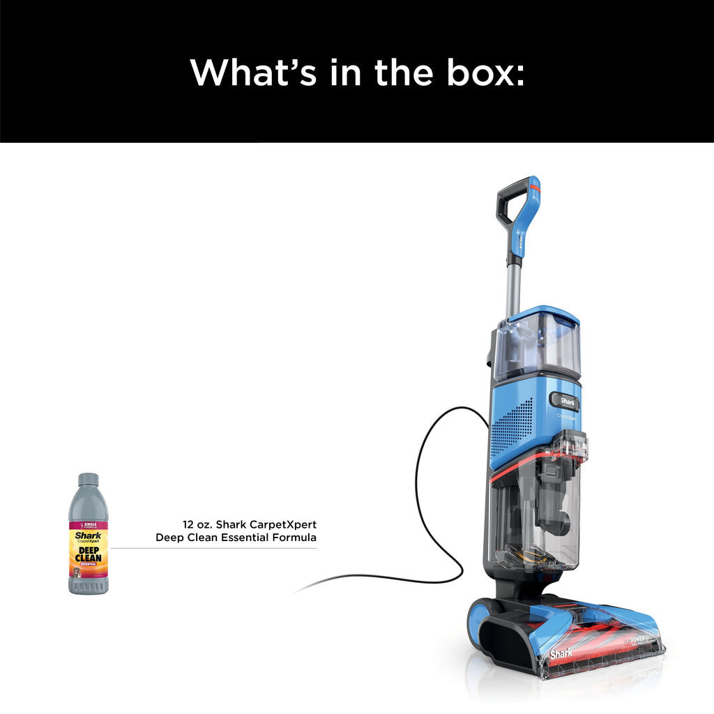 CarpetXpert Upright Carpet &amp; Area Rug Cleaner, Pet Friendly, Lightweight &amp; Powerful, Dirt &amp; Odor Removal, Carpet Shampooer, Cleaning Solution, EX120 Blue