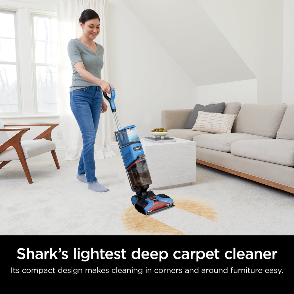 CarpetXpert Upright Carpet &amp; Area Rug Cleaner, Pet Friendly, Lightweight &amp; Powerful, Dirt &amp; Odor Removal, Carpet Shampooer, Cleaning Solution, EX120 Blue