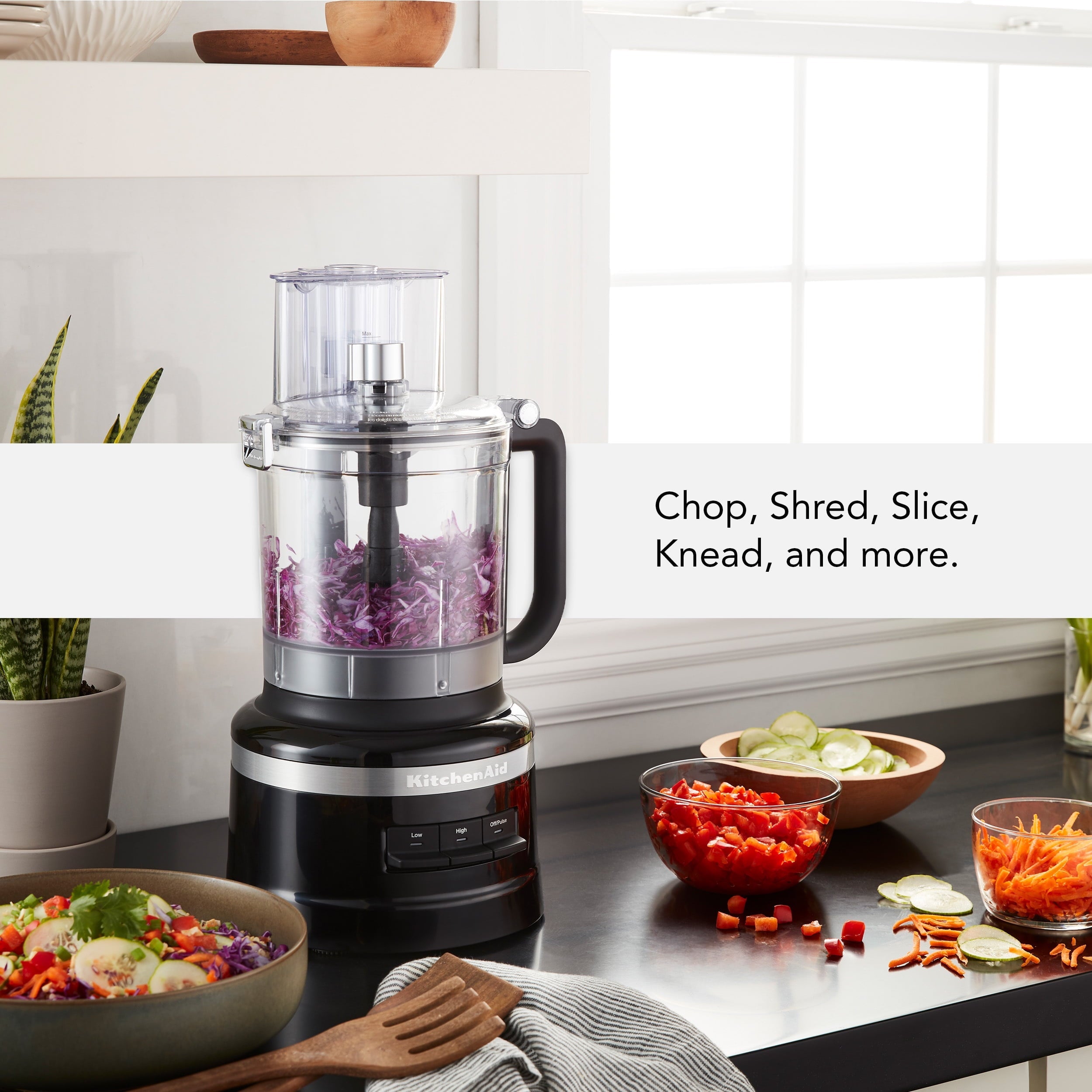 13-Cup Food Processor, Onyx Black, KFP1318