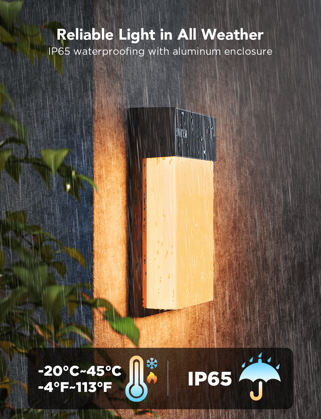 Outdoor Wall Light 2 pack