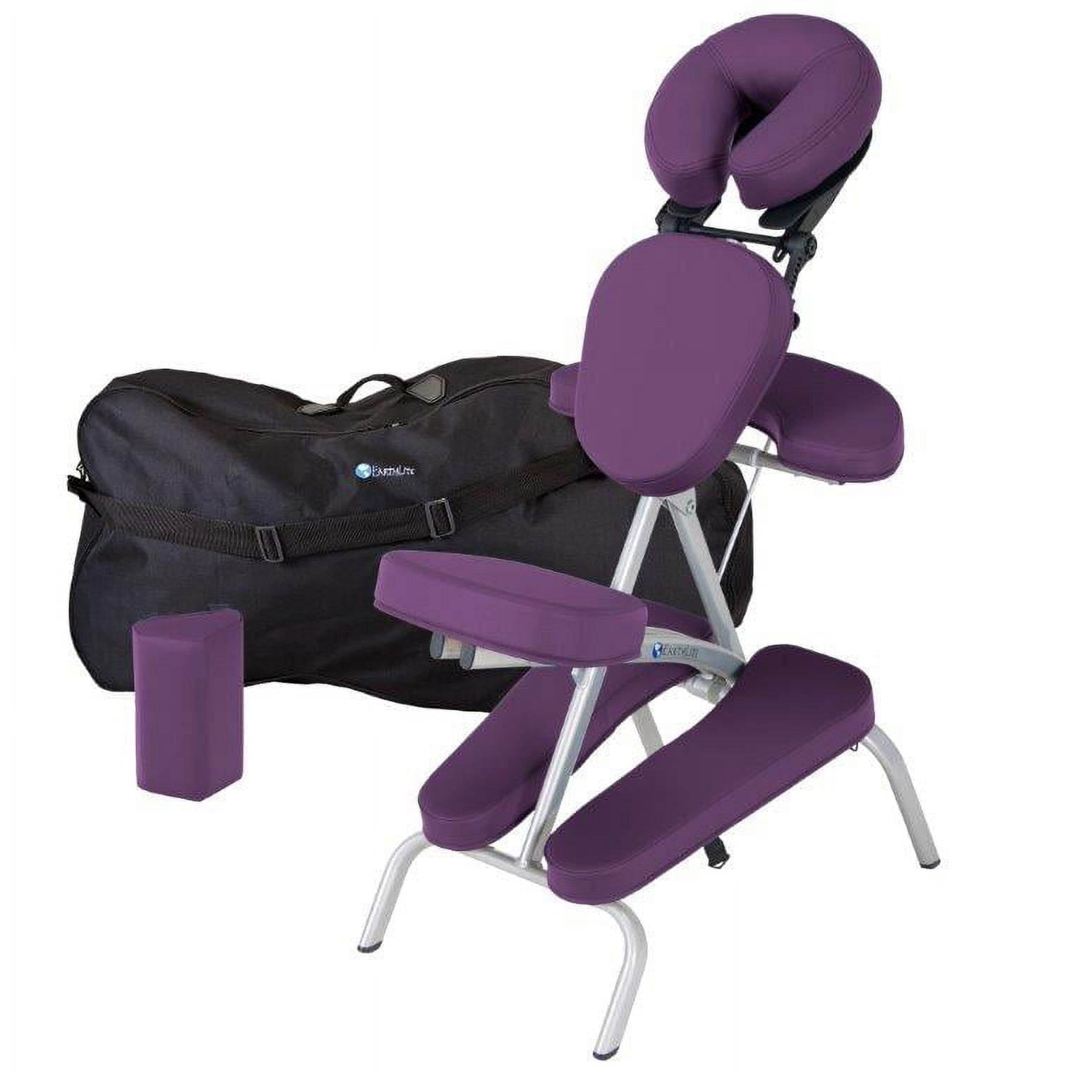 Vortex Portable Massage Chair Package - Portable, Compact, Strong and Lightweight (15lb) incl. Carry Case, Sternum Pad &amp; Strap