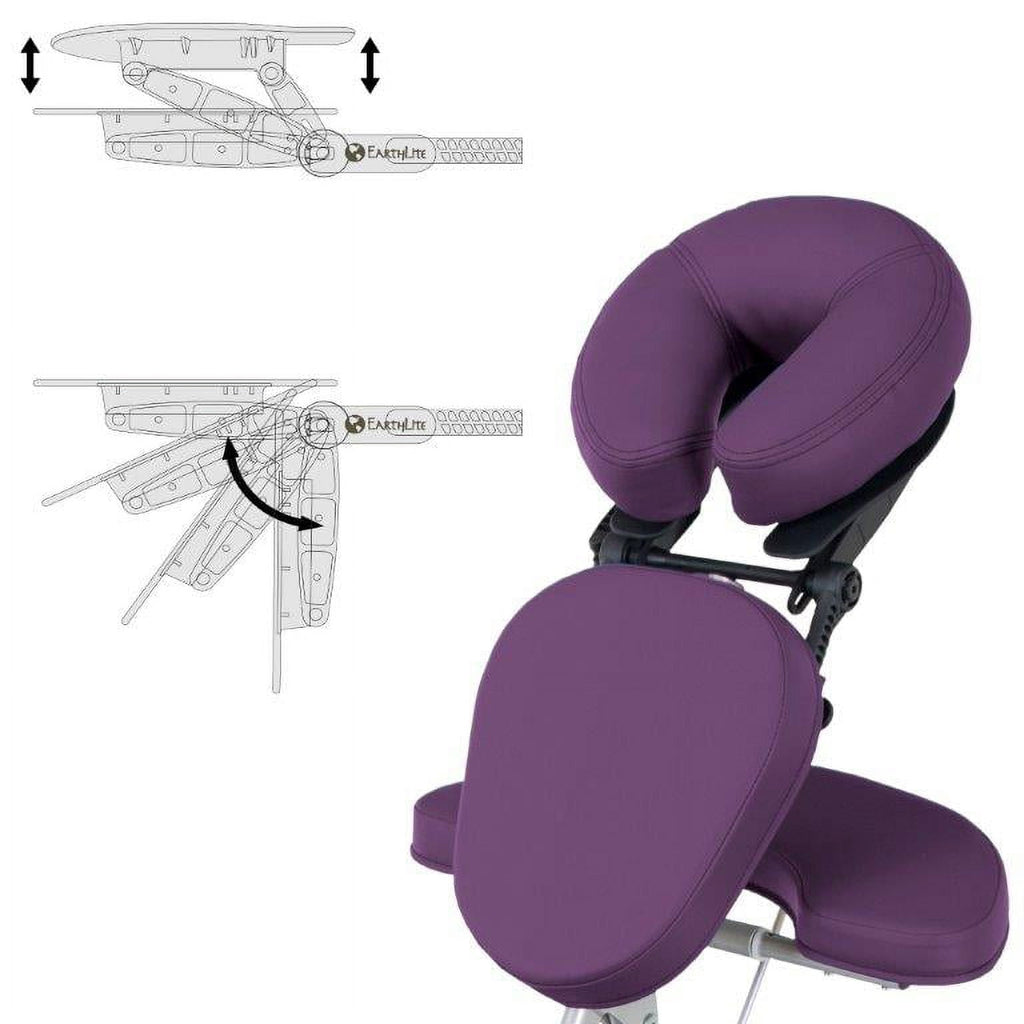 Vortex Portable Massage Chair Package - Portable, Compact, Strong and Lightweight (15lb) incl. Carry Case, Sternum Pad &amp; Strap