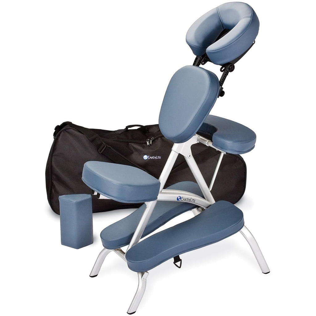Vortex Portable Massage Chair Package - Portable, Compact, Strong and Lightweight (15lb) incl. Carry Case, Sternum Pad &amp; Strap