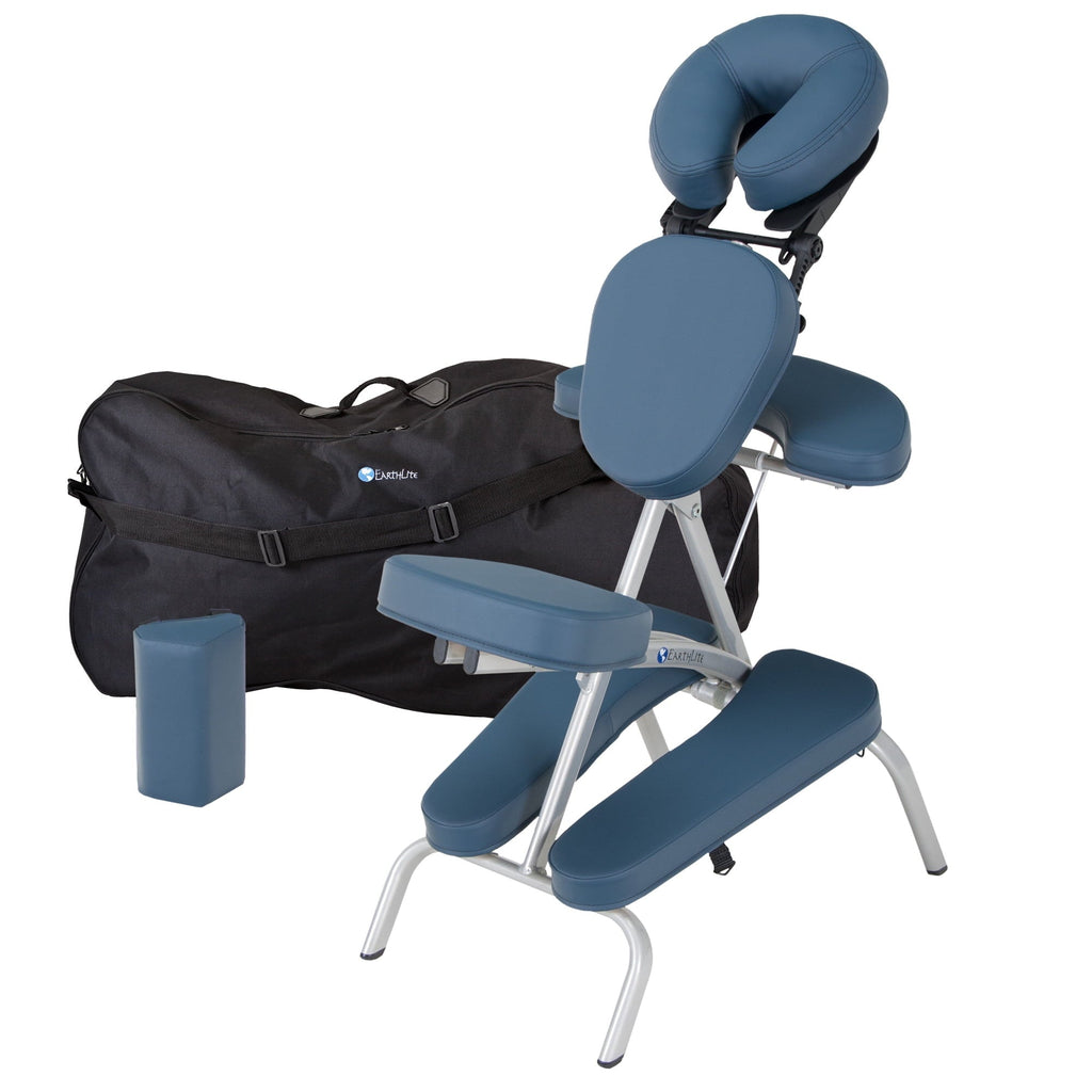 Vortex Portable Massage Chair Package - Portable, Compact, Strong and Lightweight (15lb) incl. Carry Case, Sternum Pad &amp; Strap