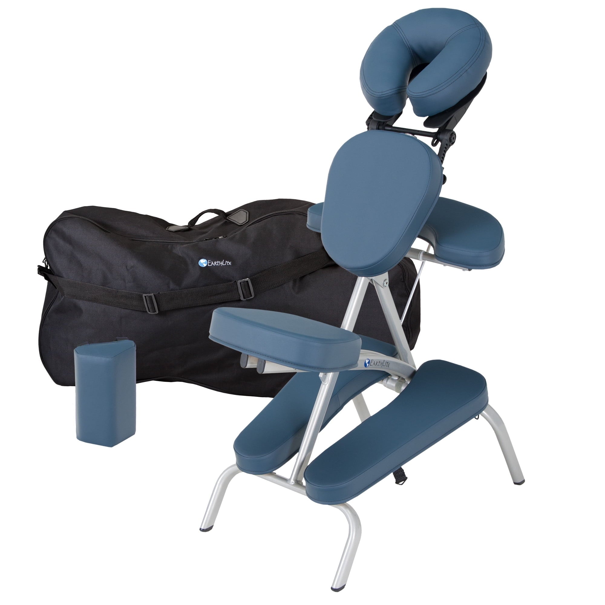 Vortex Portable Massage Chair Package - Portable, Compact, Strong and Lightweight (15lb) incl. Carry Case, Sternum Pad &amp; Strap