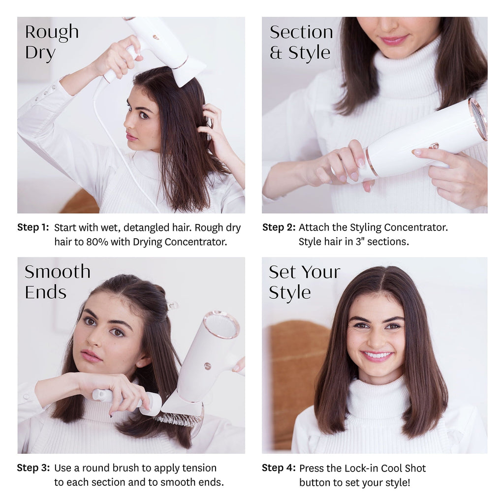 T3 AireLuxe Professional Hair Dryer and Brush Set