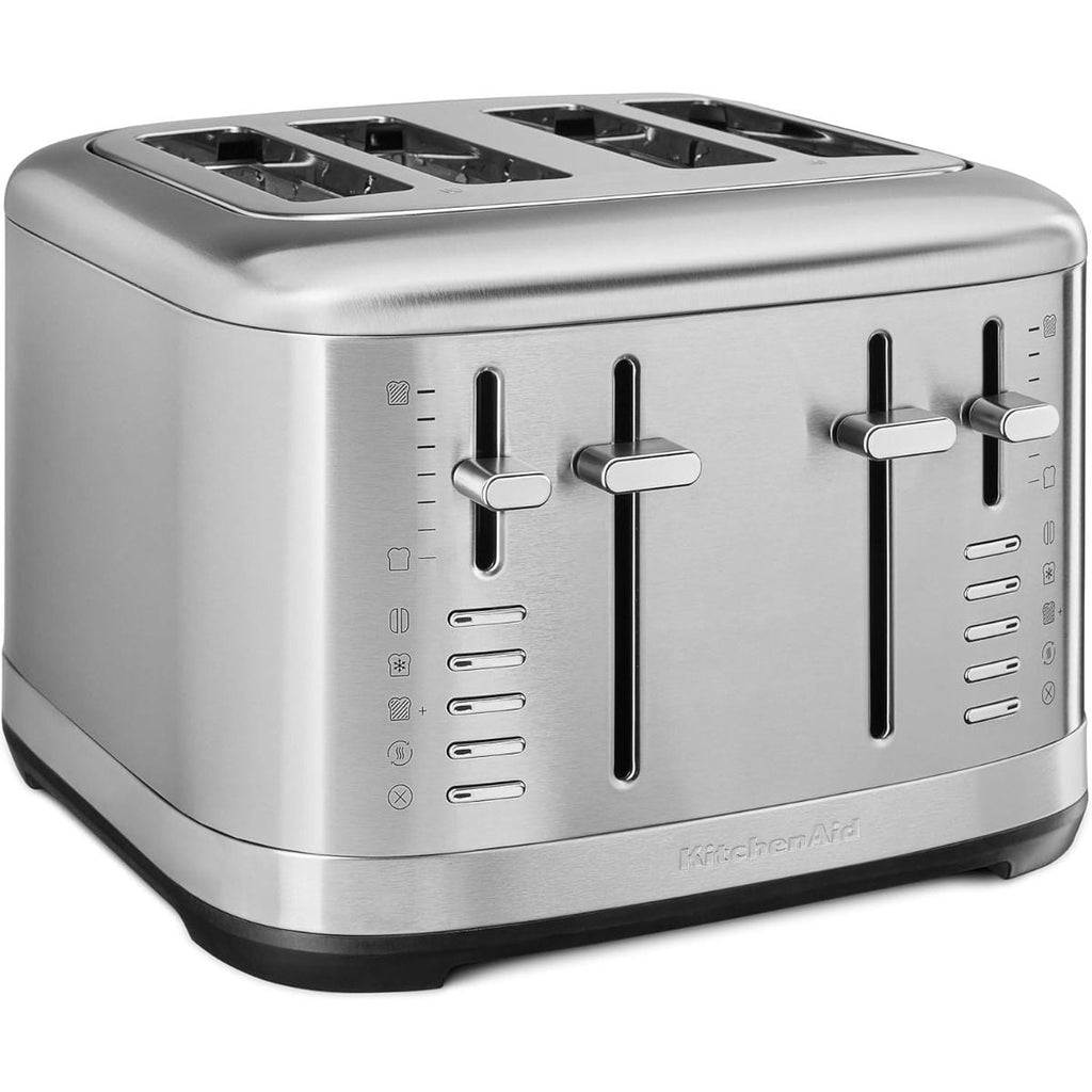 4 Slice Metal Toaster | Brushed Stainless Steel