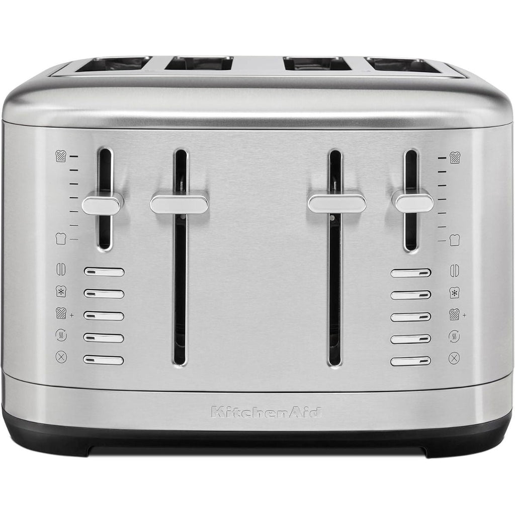 4 Slice Metal Toaster | Brushed Stainless Steel