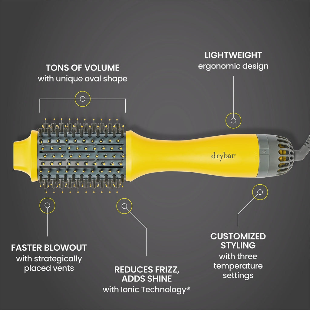 The Double Shot Oval Blow-Dryer Hair Brush