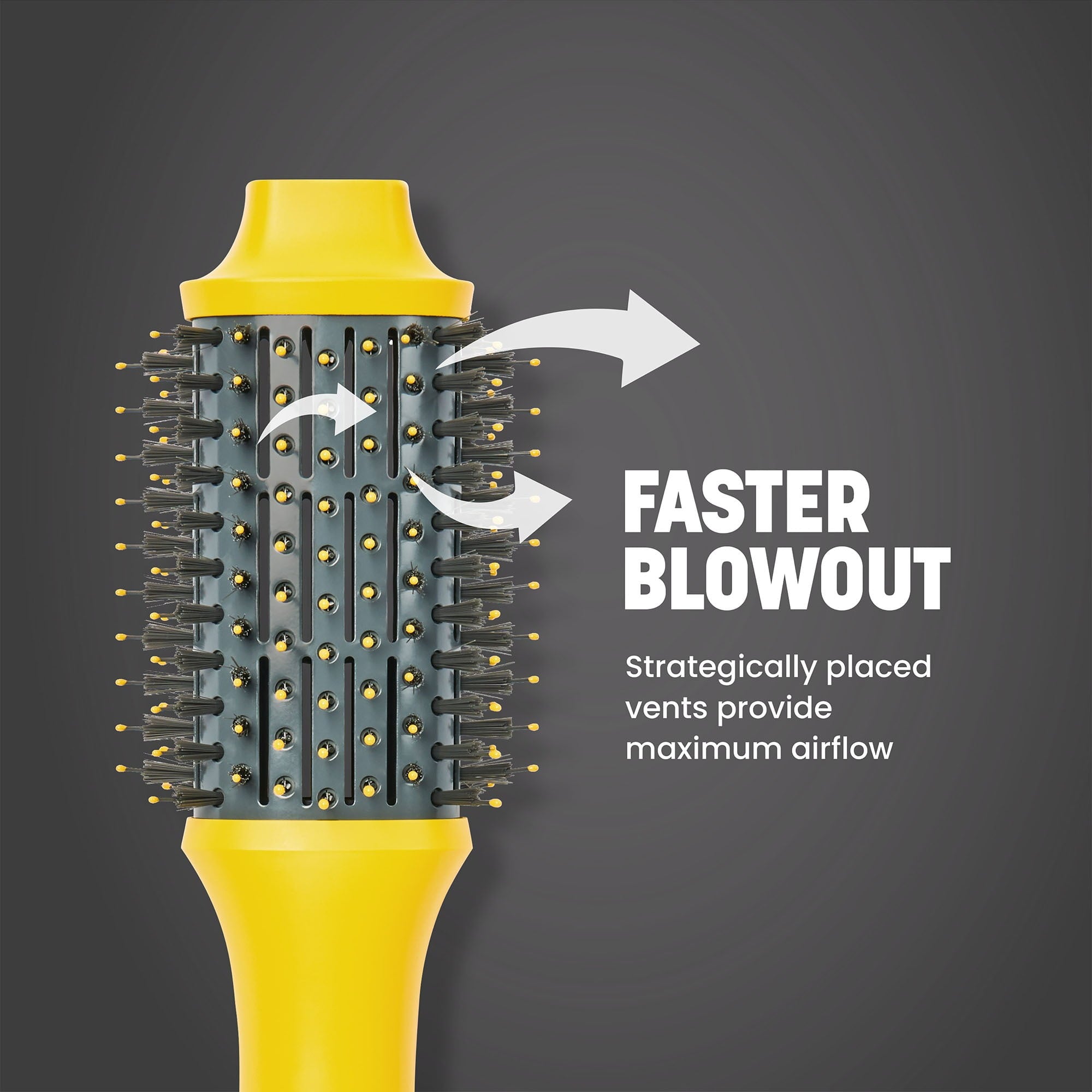 The Double Shot Oval Blow-Dryer Hair Brush
