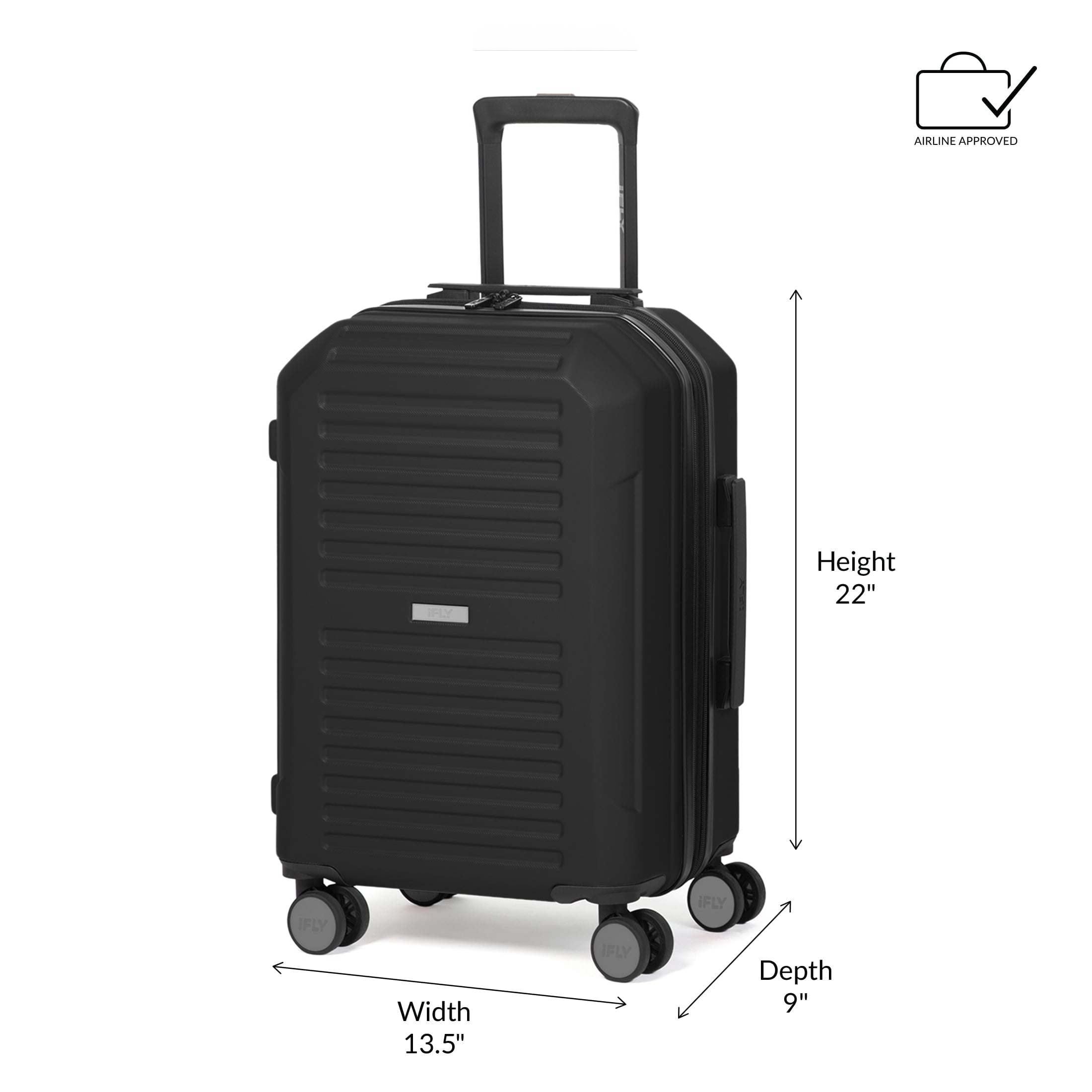 Venture 2-Piece Hardside Luggage Set, 20" Carry-on and 28" Checked Luggage, Olive