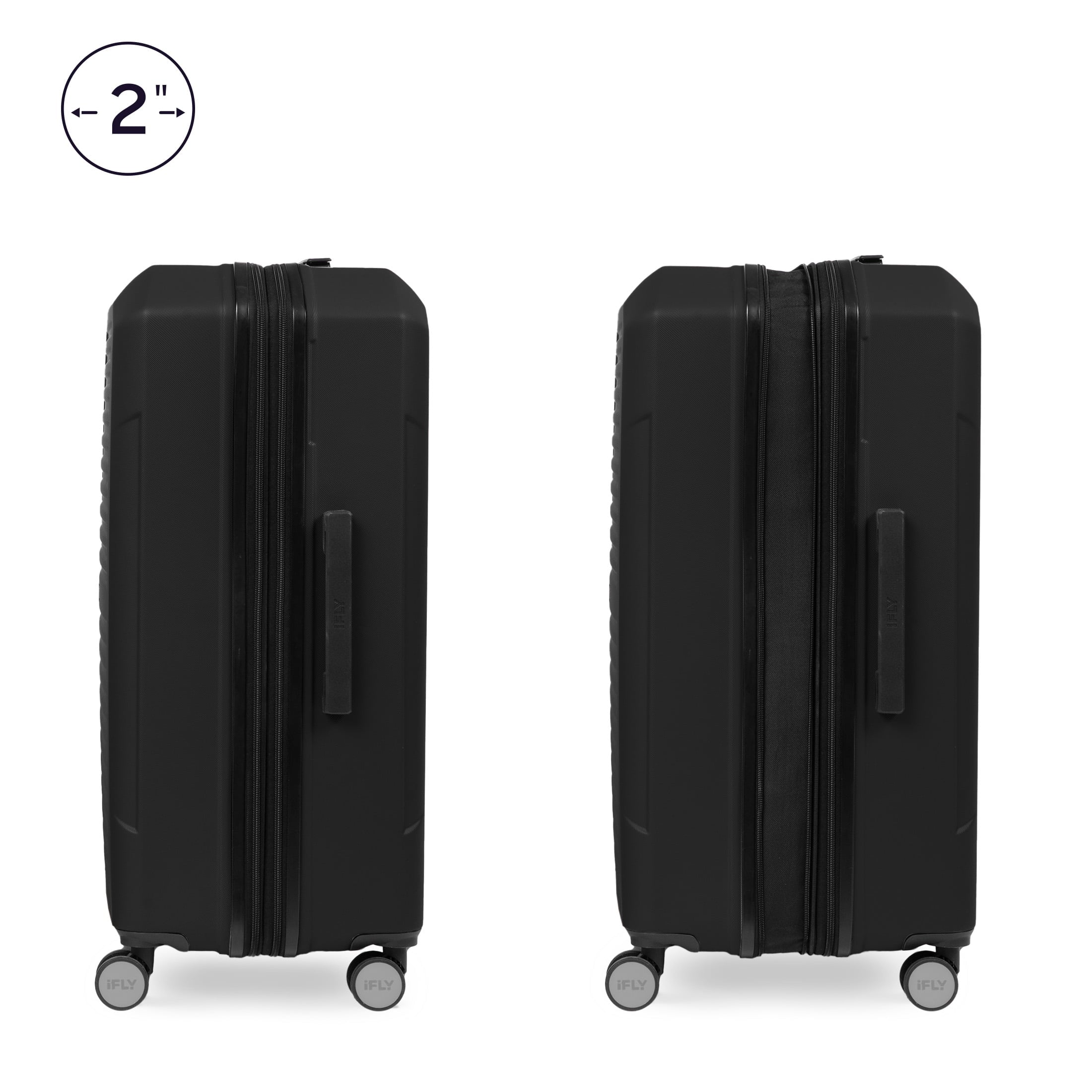 Venture 2-Piece Hardside Luggage Set, 20" Carry-on and 28" Checked Luggage, Olive