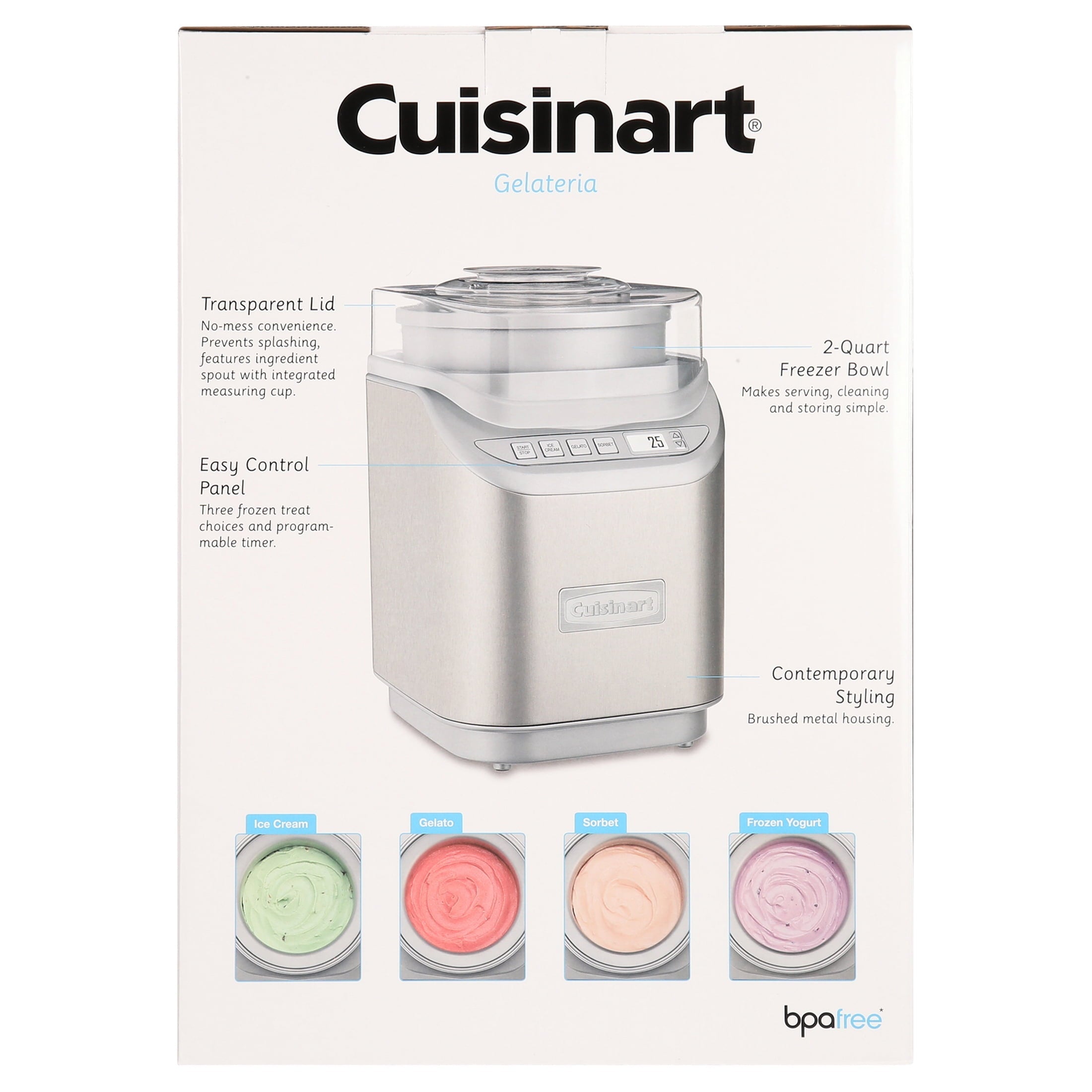 Ice Cream/Yogurt Makers Cool Creations™ Ice Cream Maker