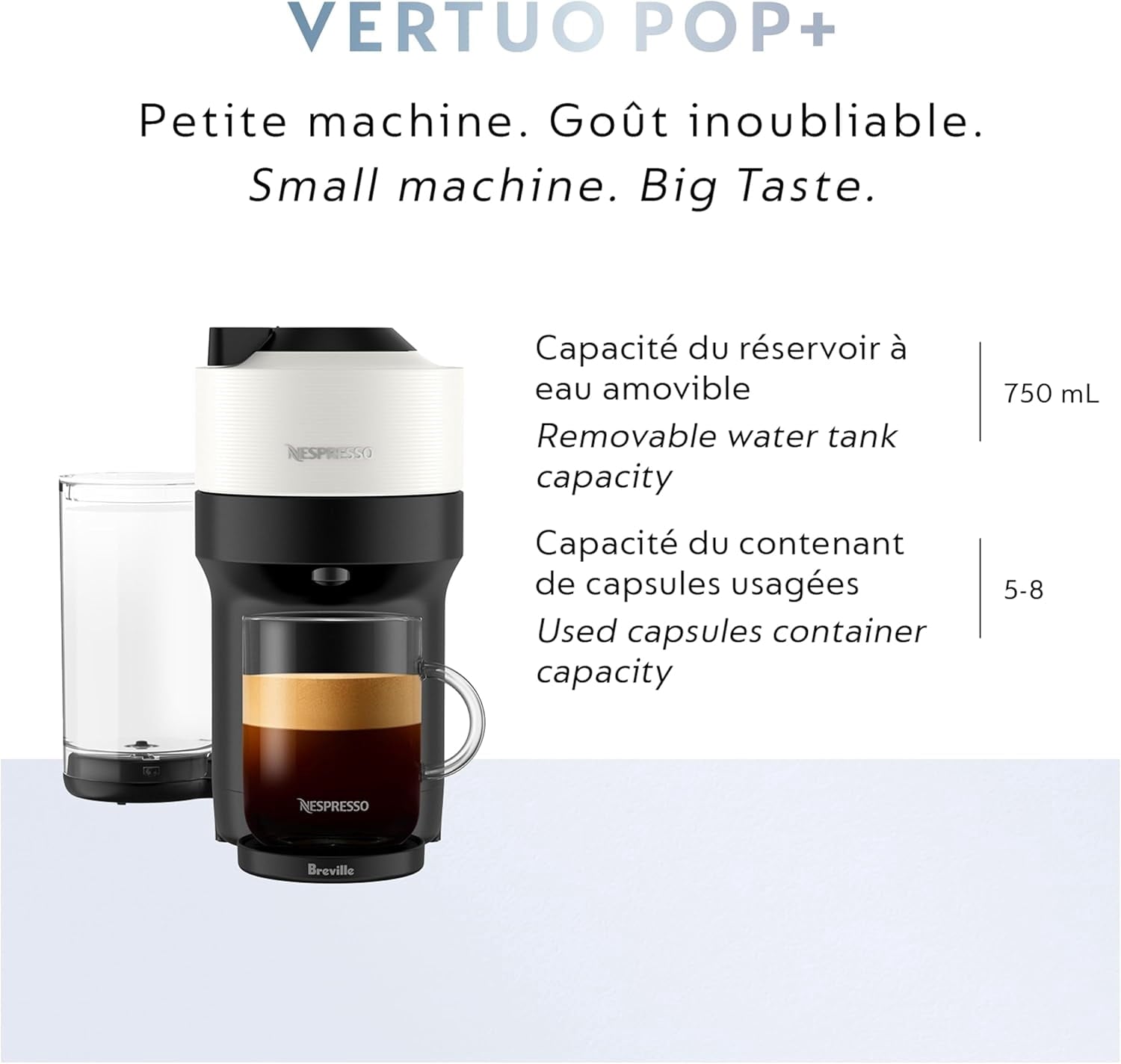 Vertuo Pop+ Coffee and Espresso Maker by, Samra Origins by The Metad Green
