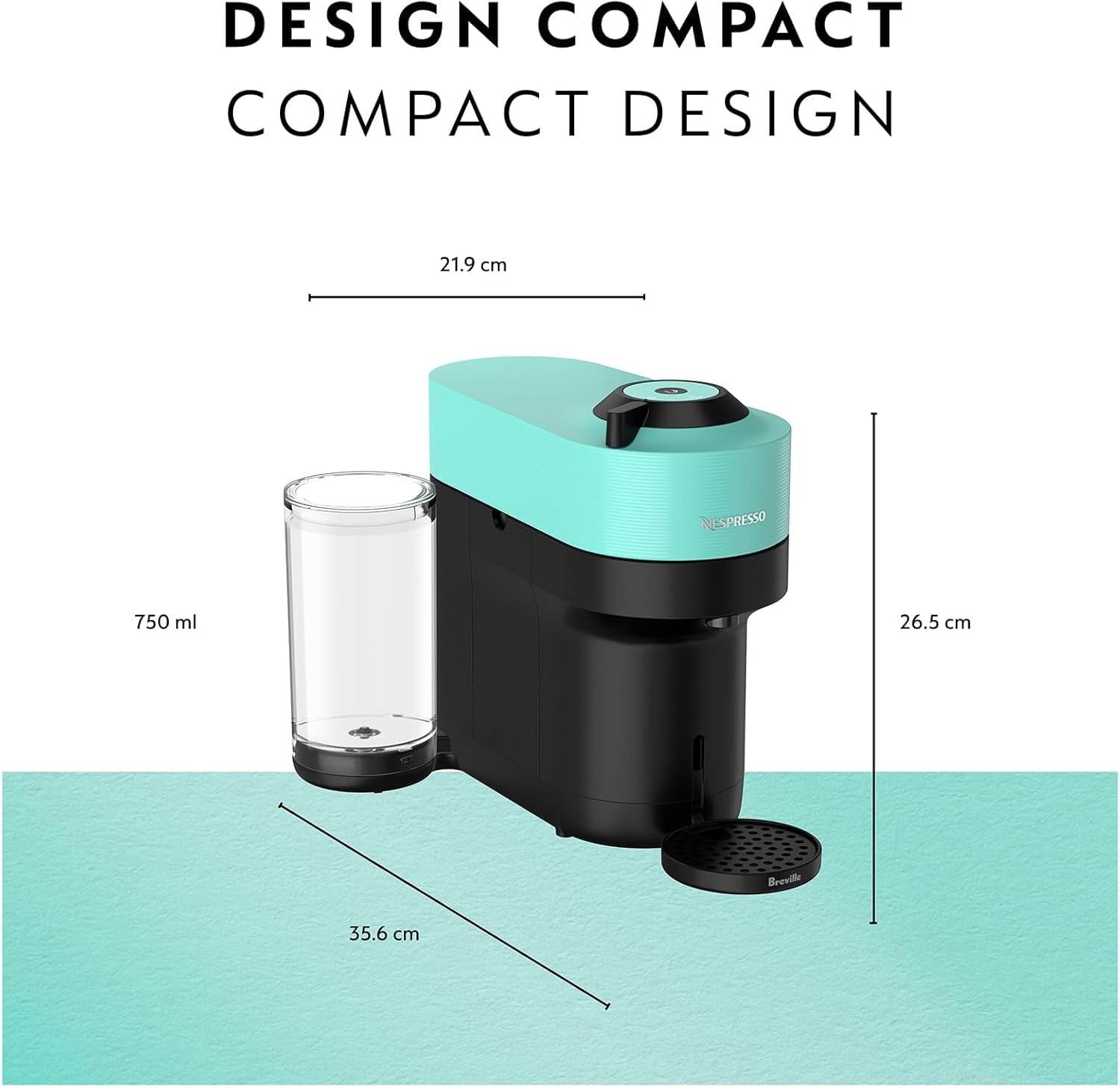 Vertuo Pop+ Coffee and Espresso Maker by, Samra Origins by The Metad Green